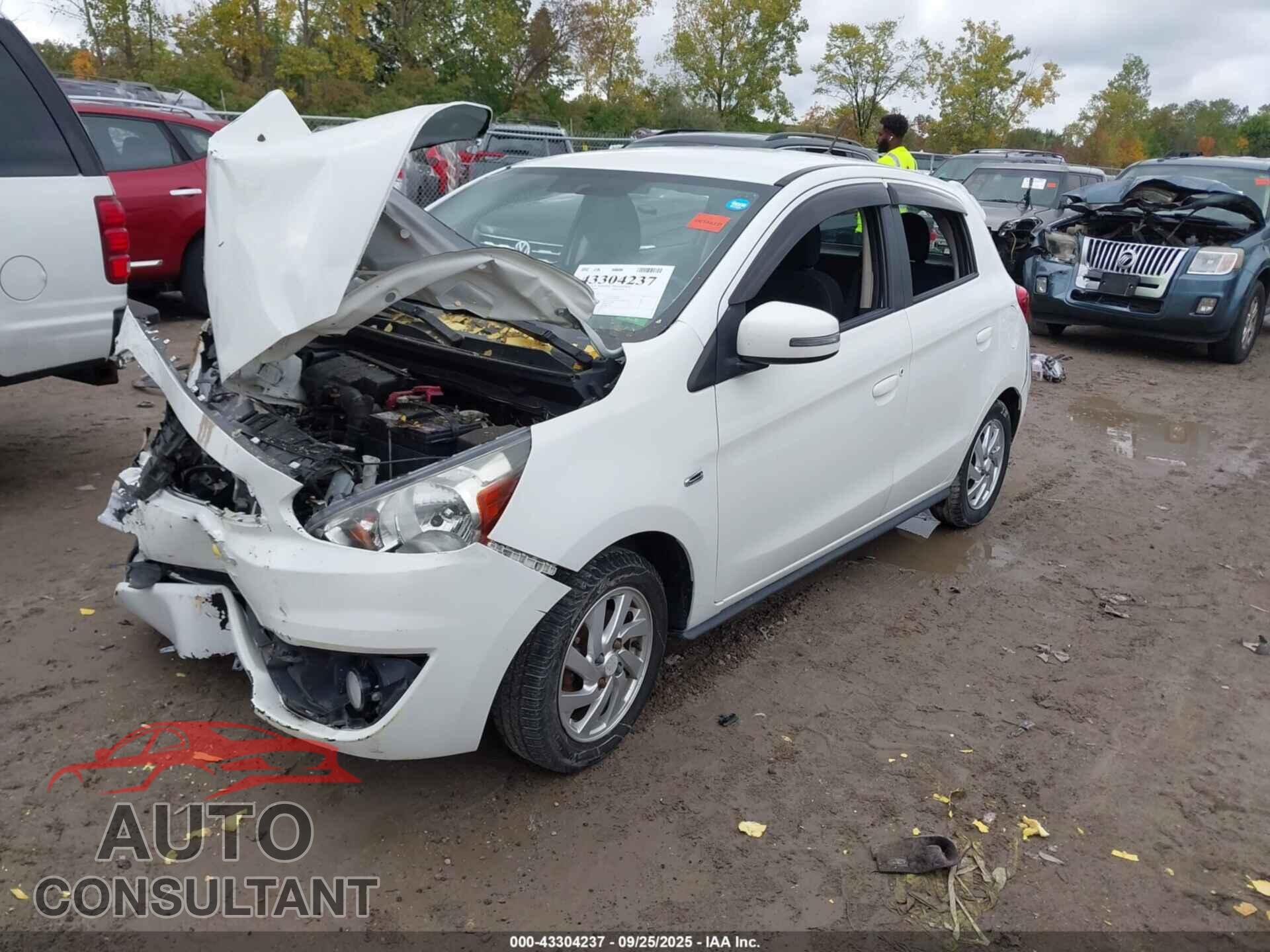MITSUBISHI MIRAGE 2017 - ML32A4HJ3HH009737