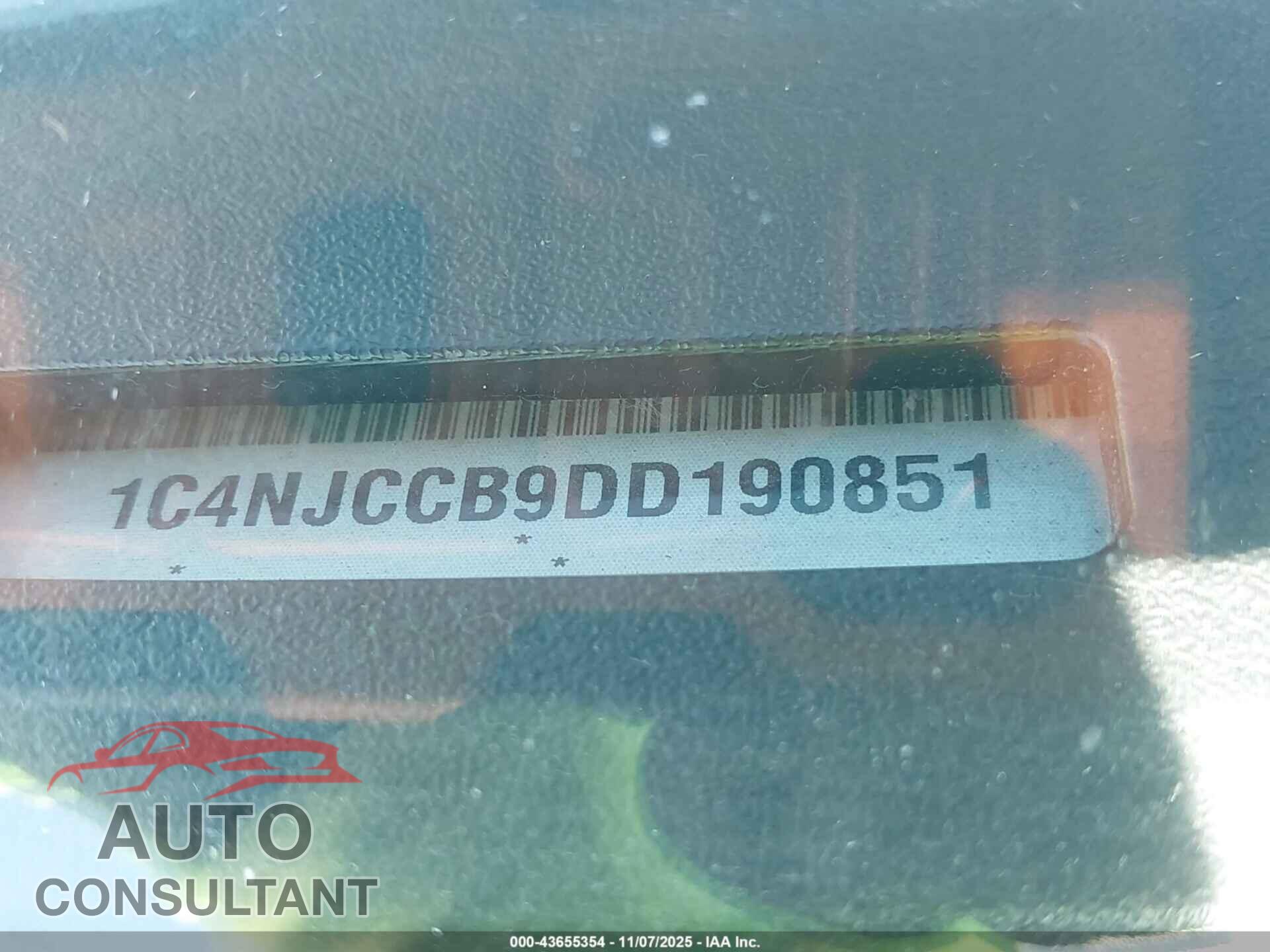 JEEP COMPASS 2013 - 1C4NJCCB9DD190851