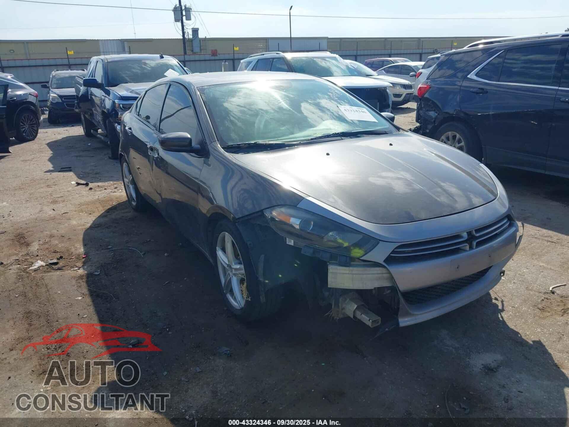 DODGE DART 2015 - 1C3CDFEB5FD213689