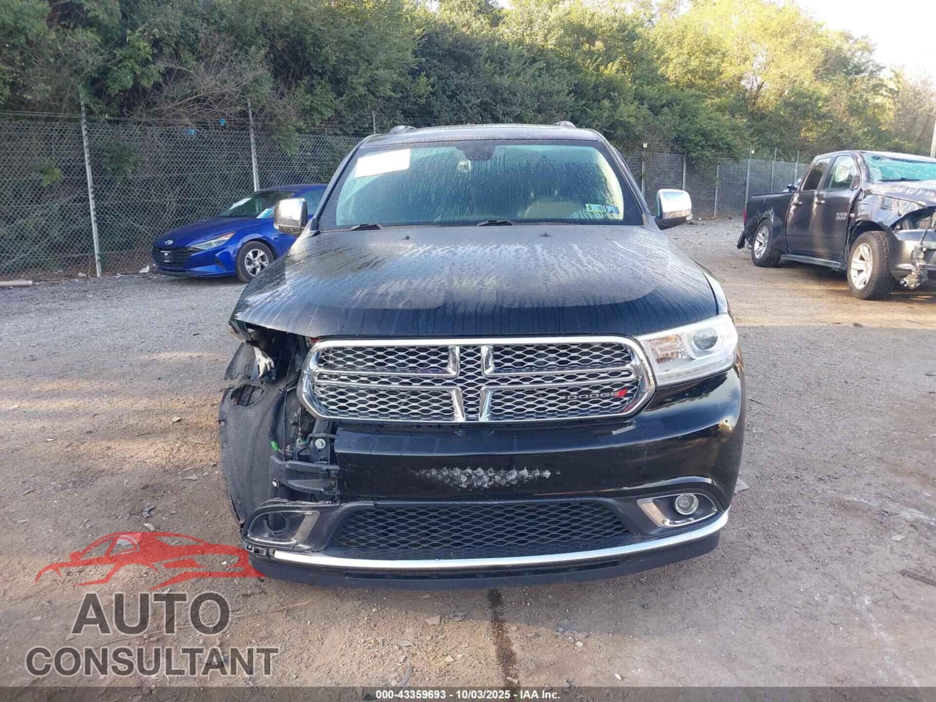 DODGE DURANGO 2017 - 1C4RDJEG1HC677429