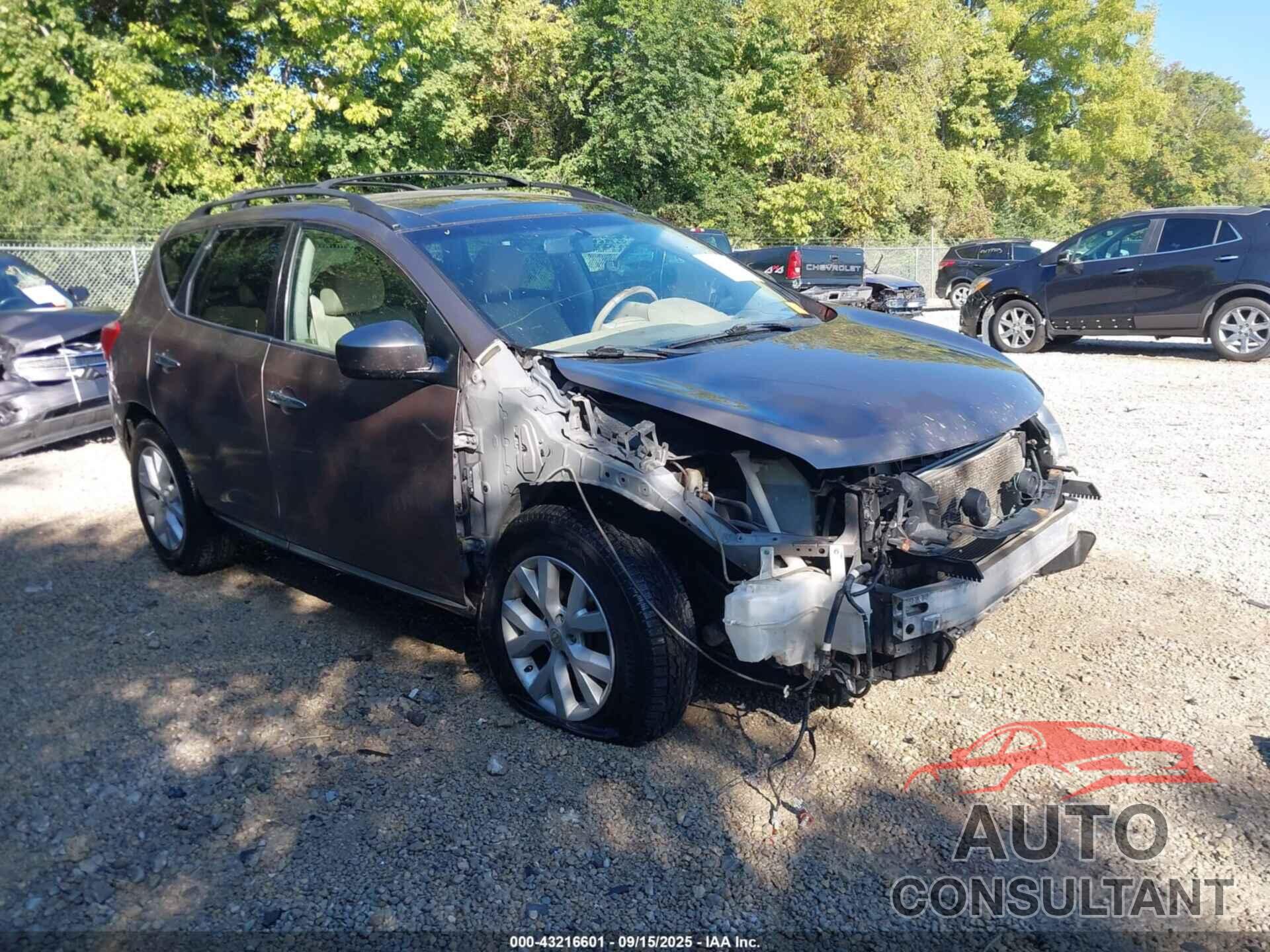 NISSAN MURANO 2011 - JN8AZ1MW8BW170173