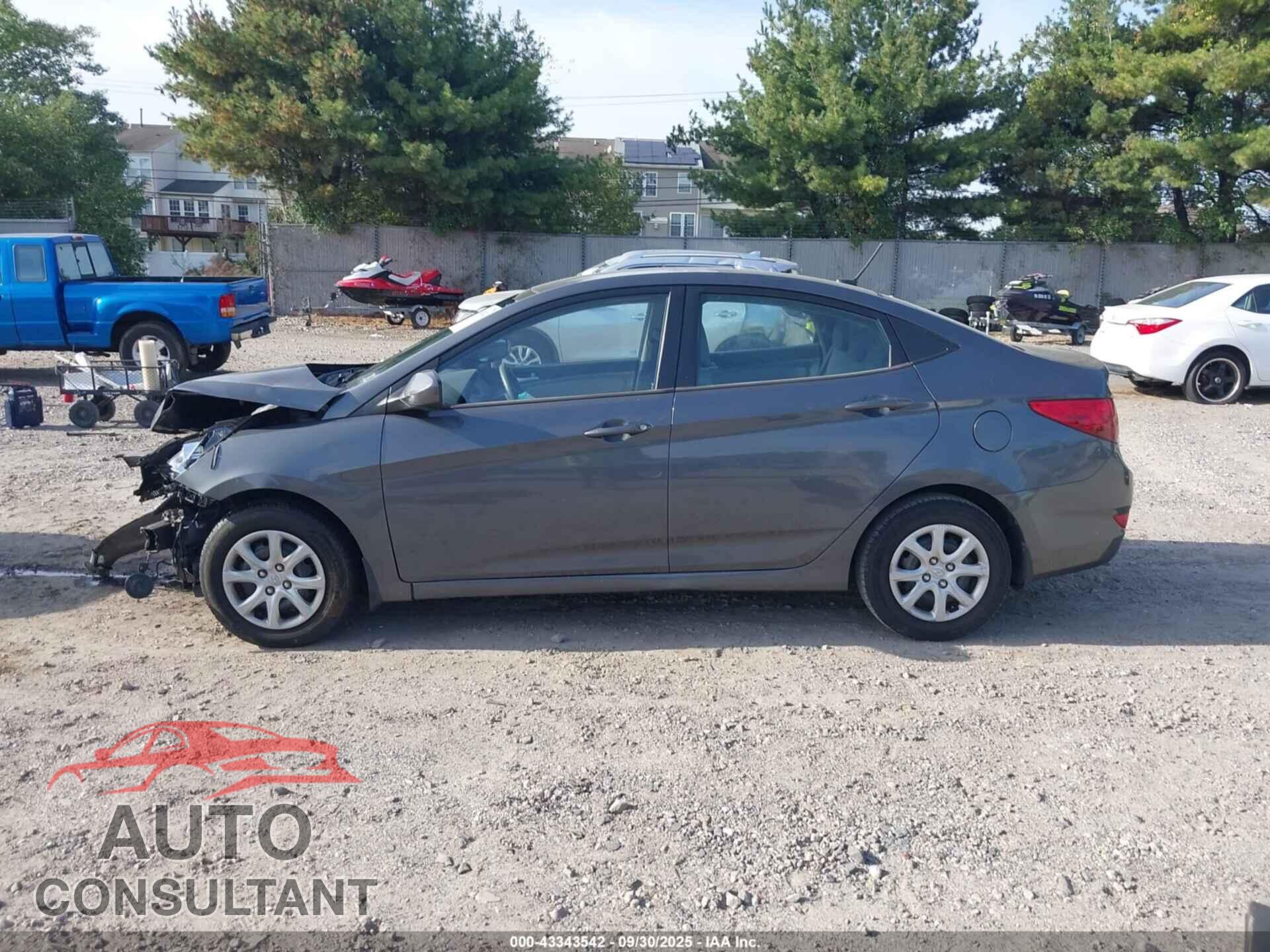 HYUNDAI ACCENT 2012 - KMHCT4AE8CU160917