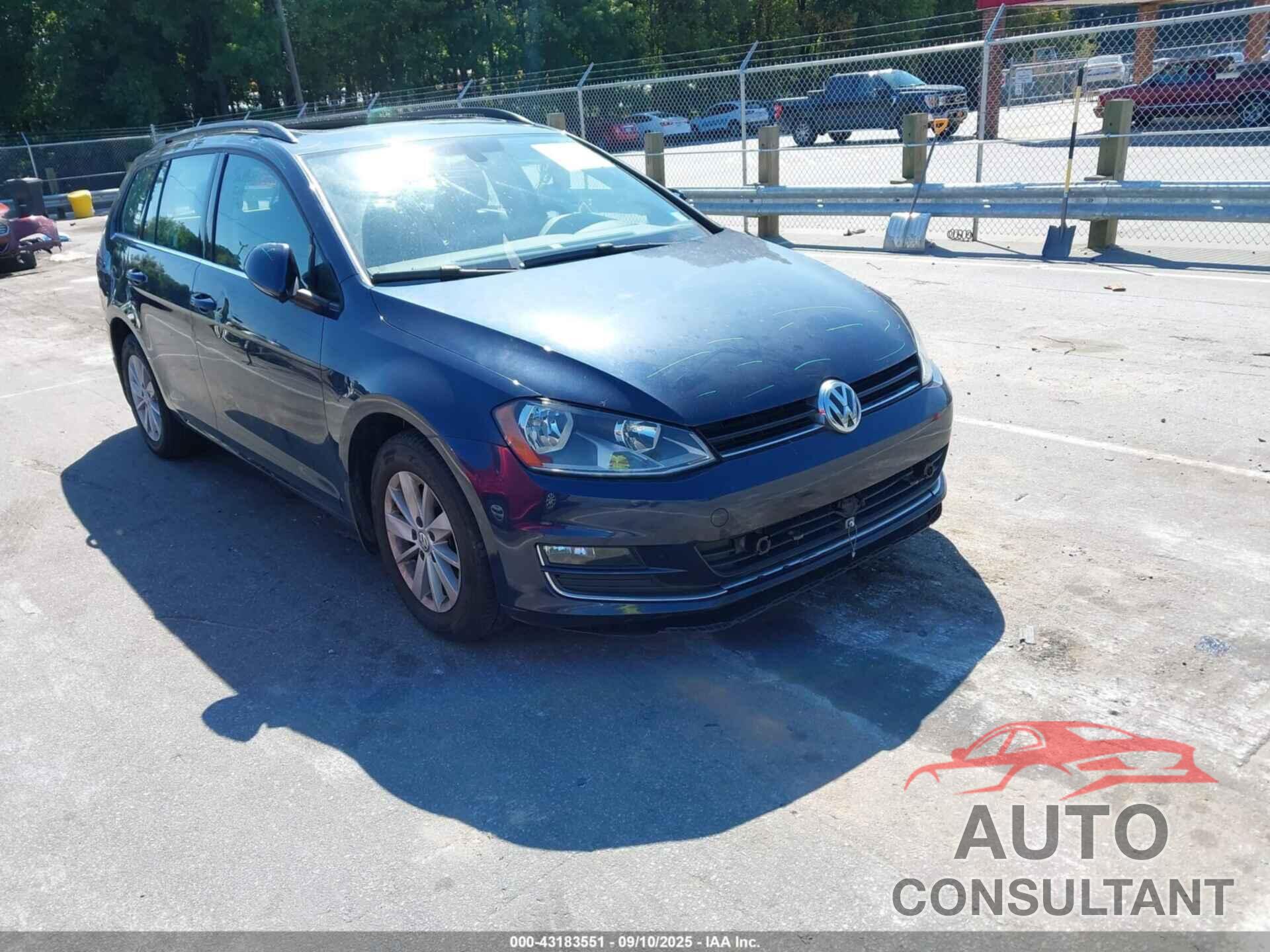 VOLKSWAGEN GOLF SPORTWAGEN 2015 - 3VWFA7AU1FM514234
