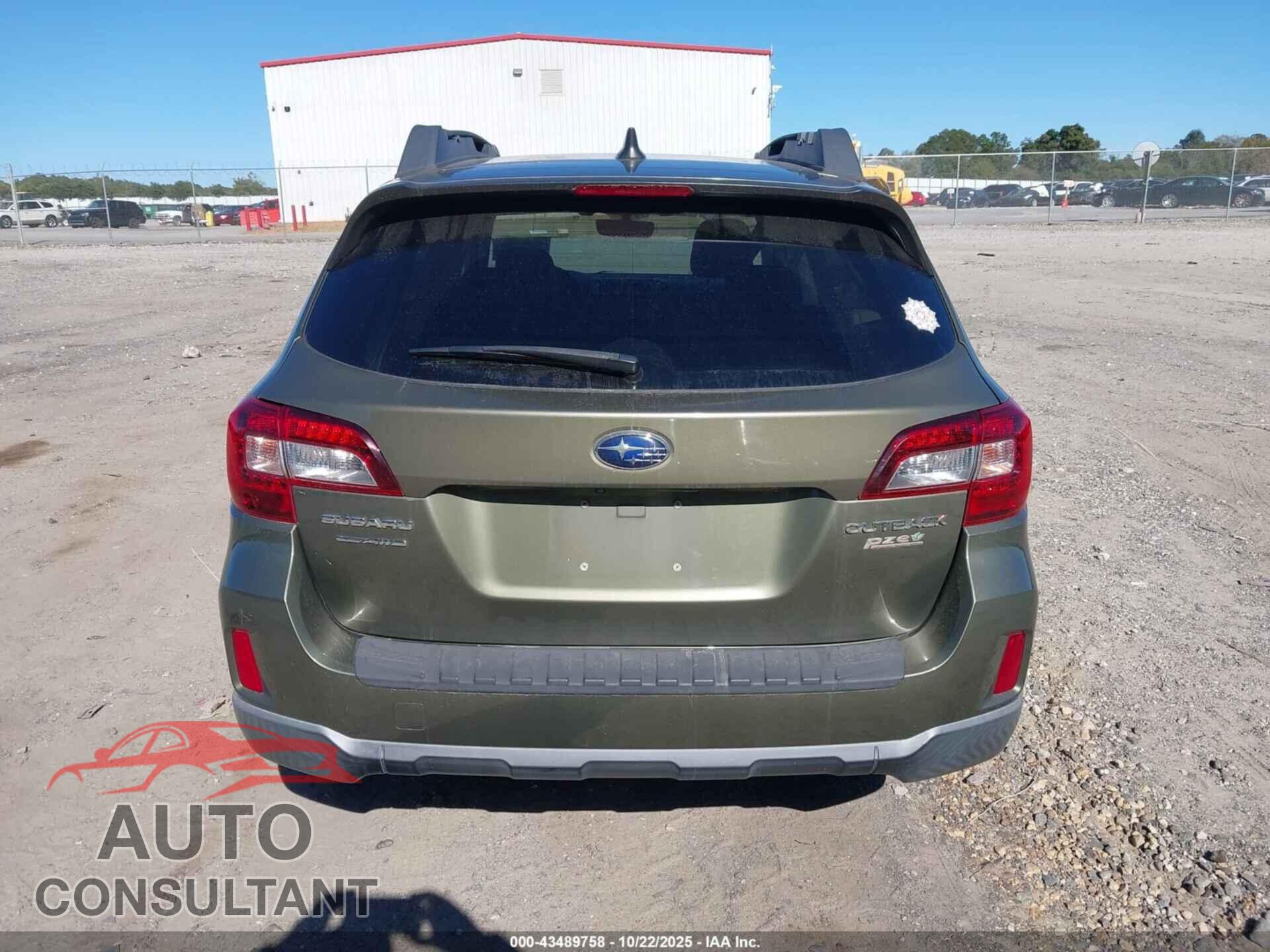 SUBARU OUTBACK 2017 - 4S4BSAHC6H3402179