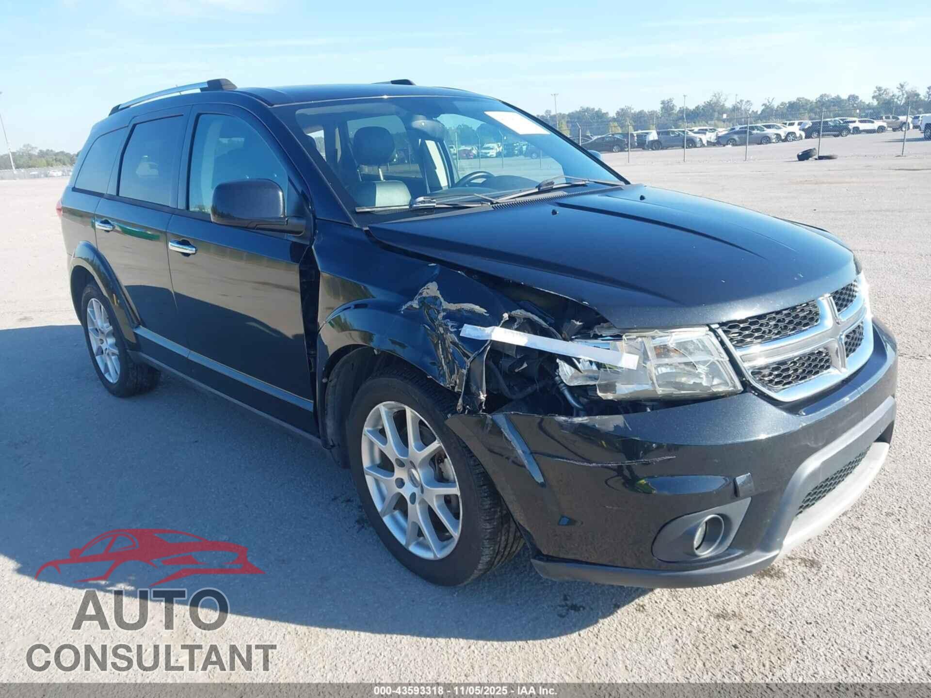 DODGE JOURNEY 2012 - 3C4PDCDG4CT360181