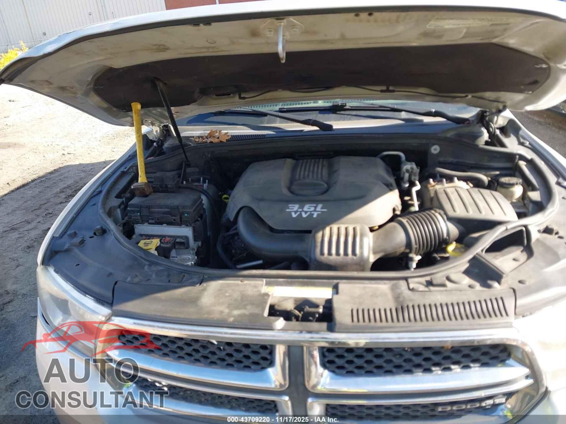 DODGE DURANGO 2012 - 1C4RDJAG9CC112313