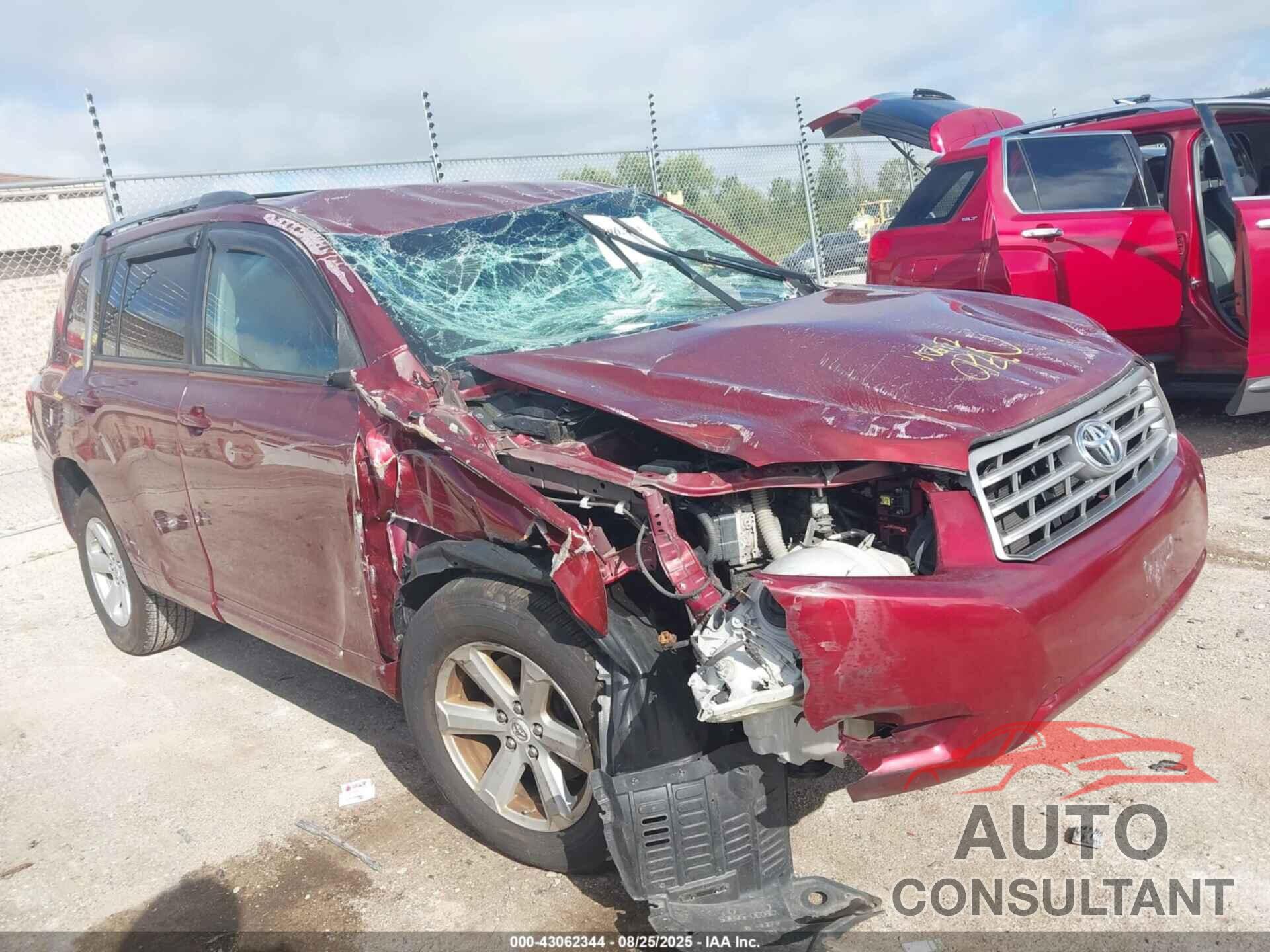 TOYOTA HIGHLANDER 2010 - 5TDZK3EH0AS003397