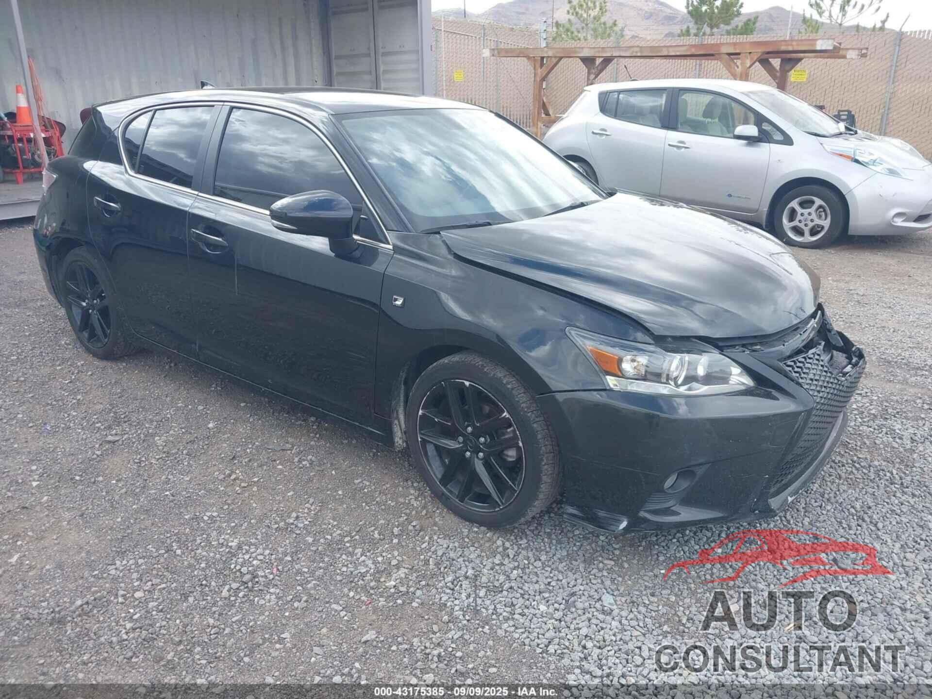 LEXUS CT 200H 2017 - JTHKD5BH1H2288798