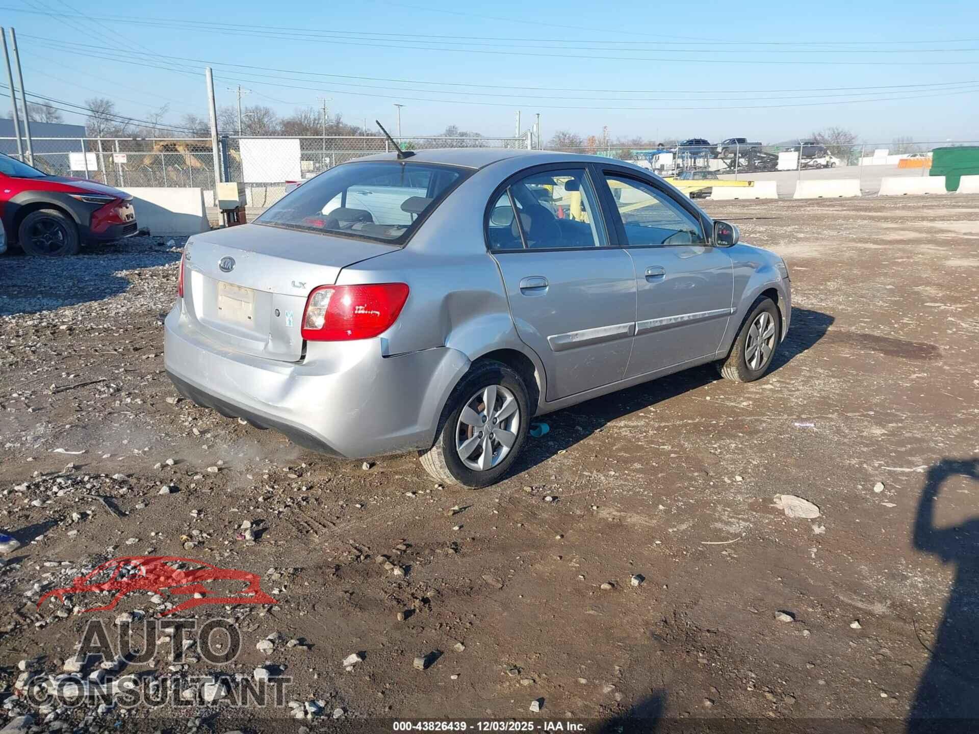 KIA RIO 2011 - KNADH4A39B6733963