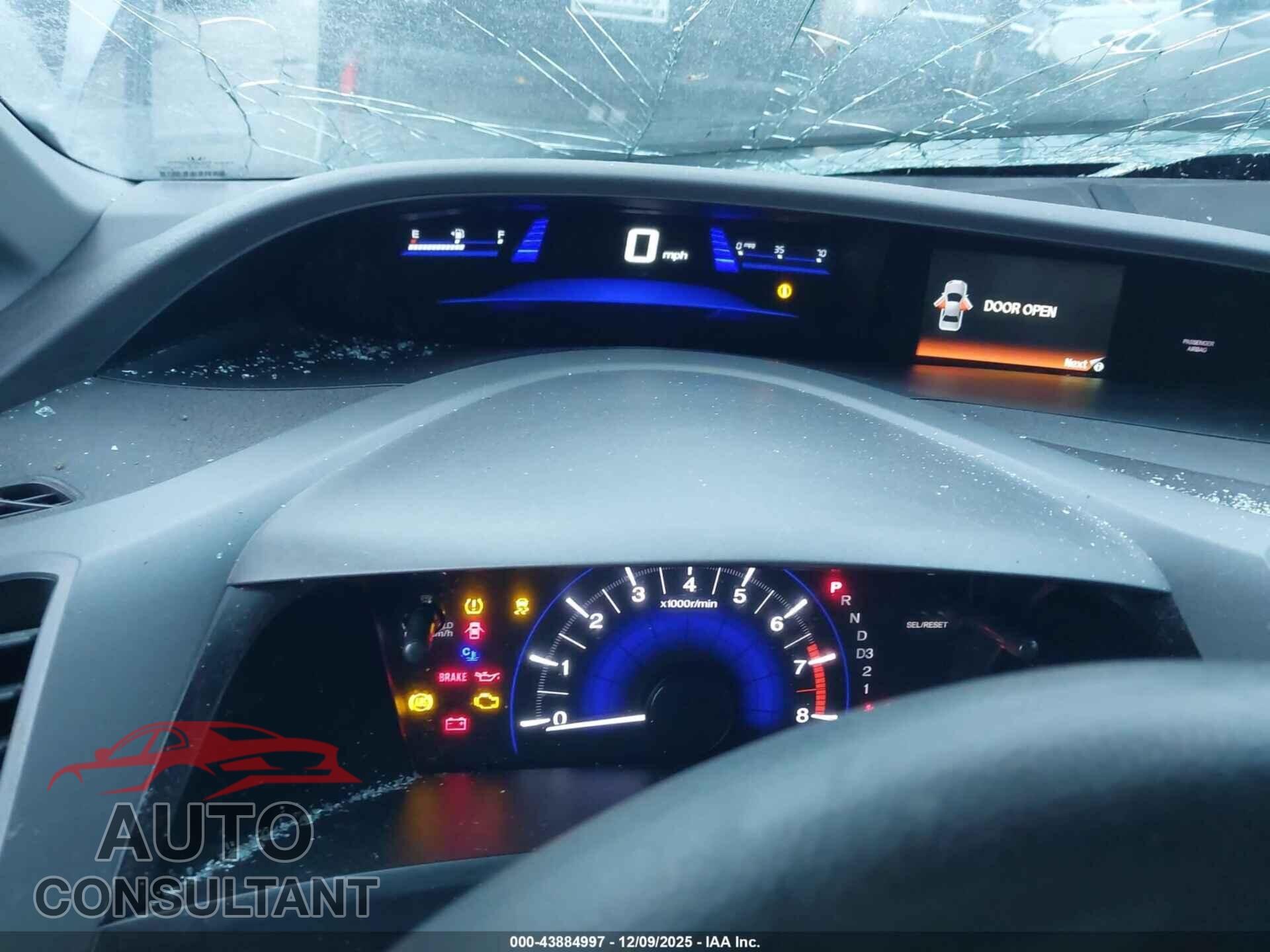 HONDA CIVIC 2012 - 19XFB2F80CE088024