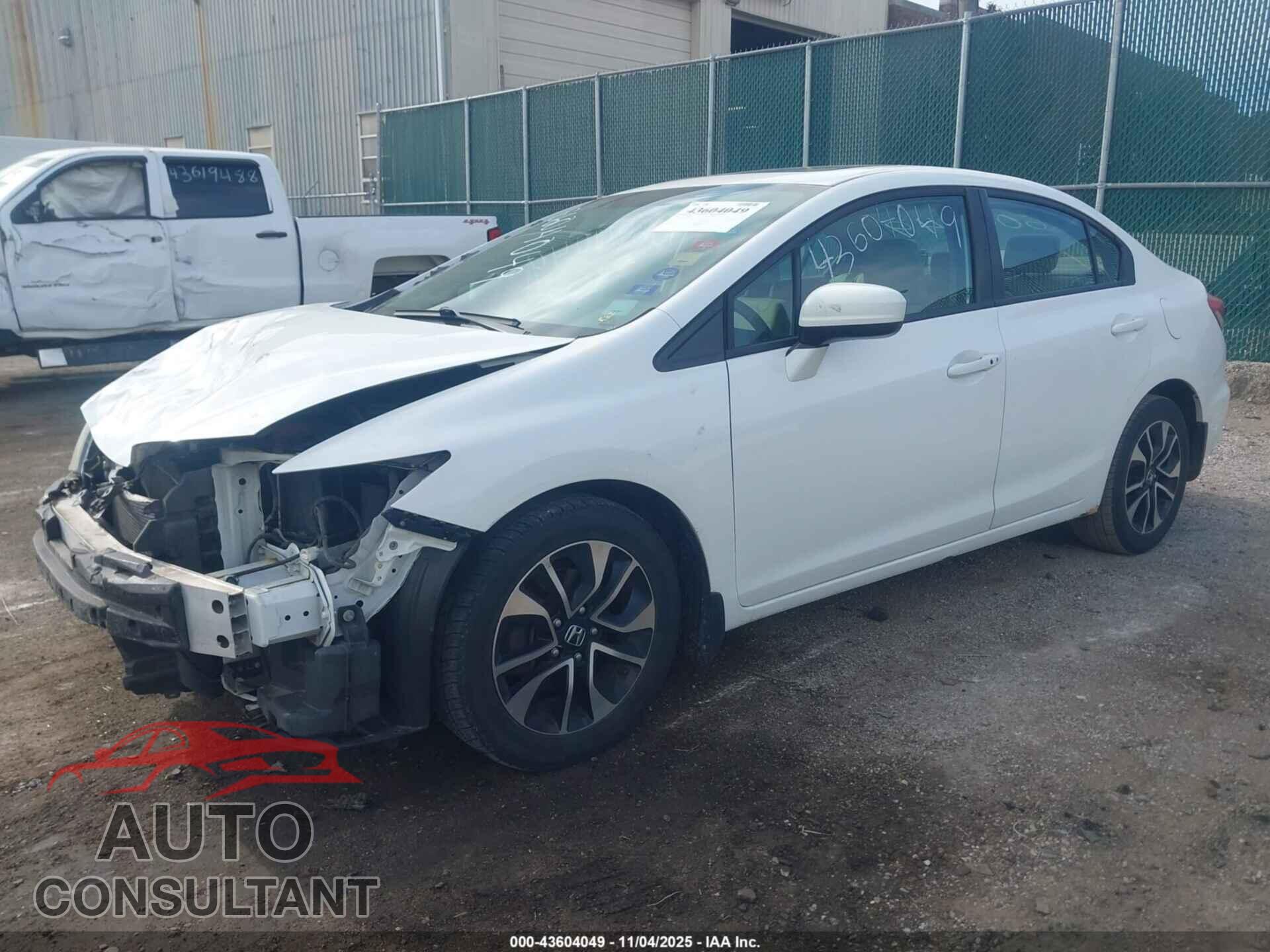HONDA CIVIC 2014 - 19XFB2F85EE012902
