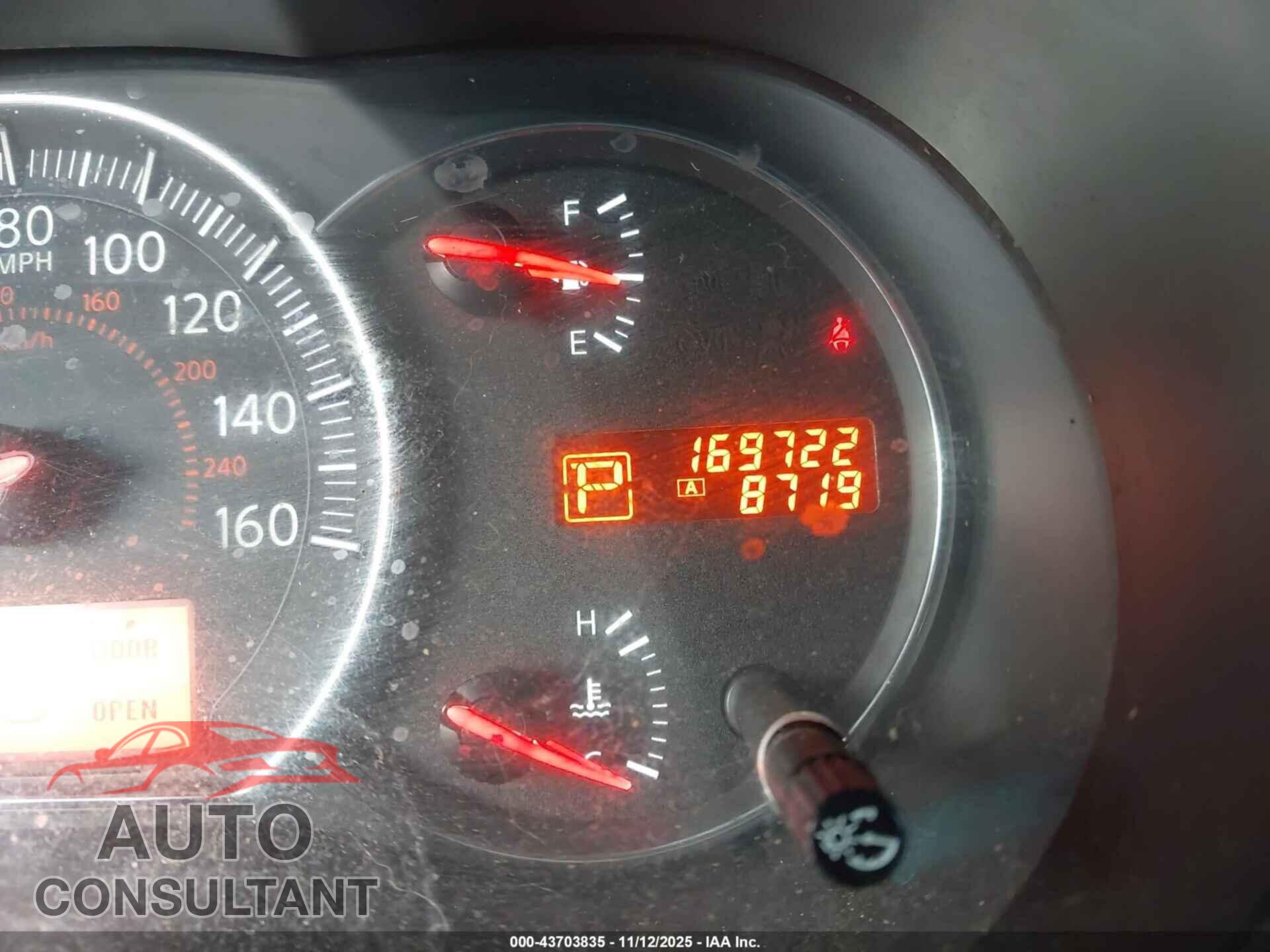 NISSAN MAXIMA 2011 - 1N4AA5AP3BC841098