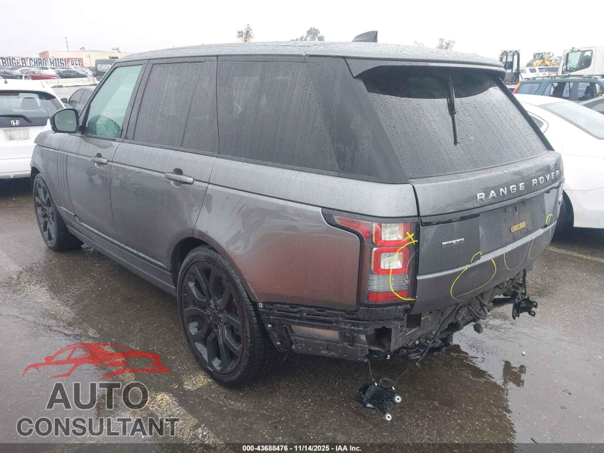 LAND ROVER RANGE ROVER 2017 - SALGS2FKXHA322009