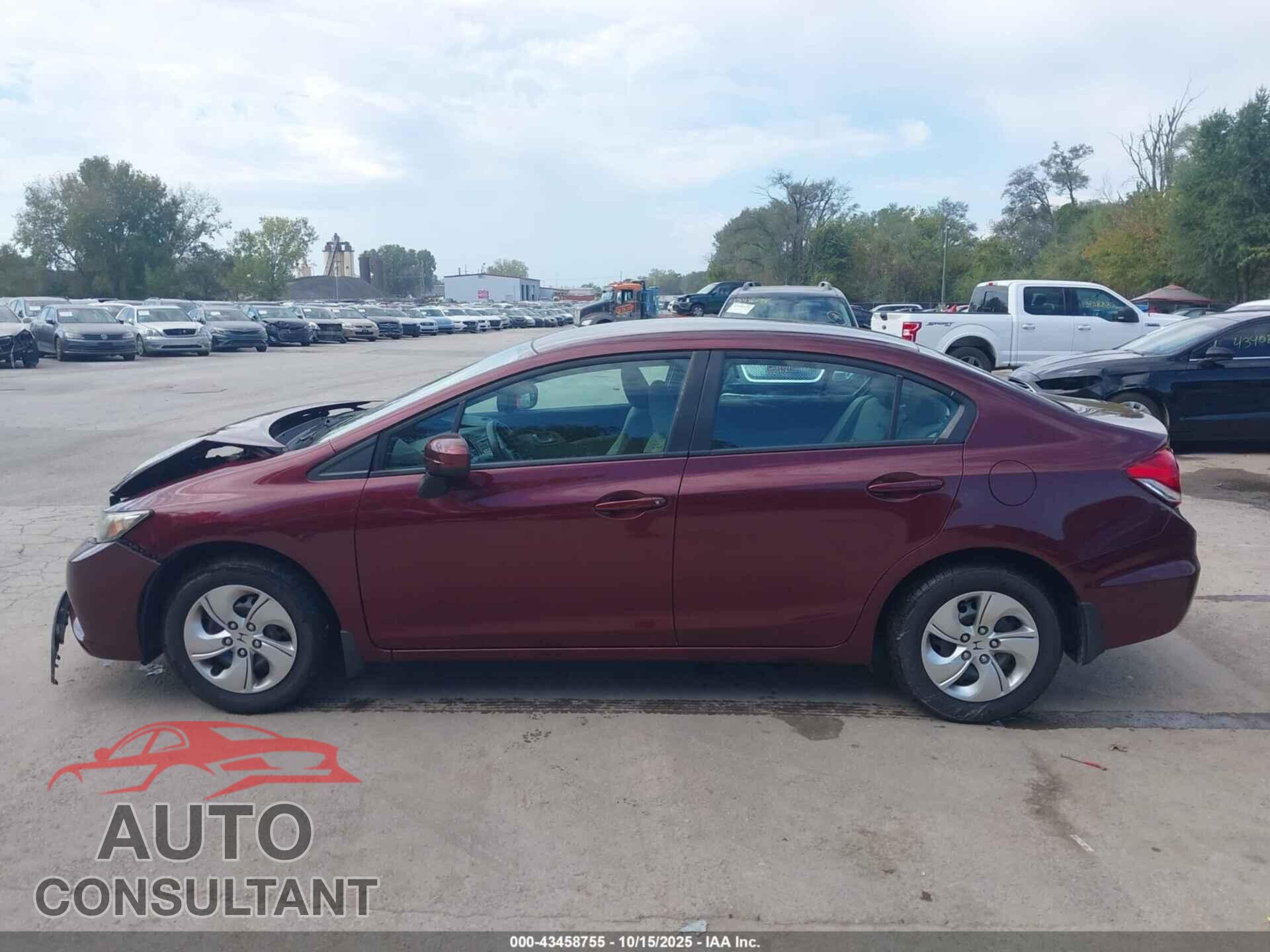 HONDA CIVIC 2014 - 19XFB2F58EE247980