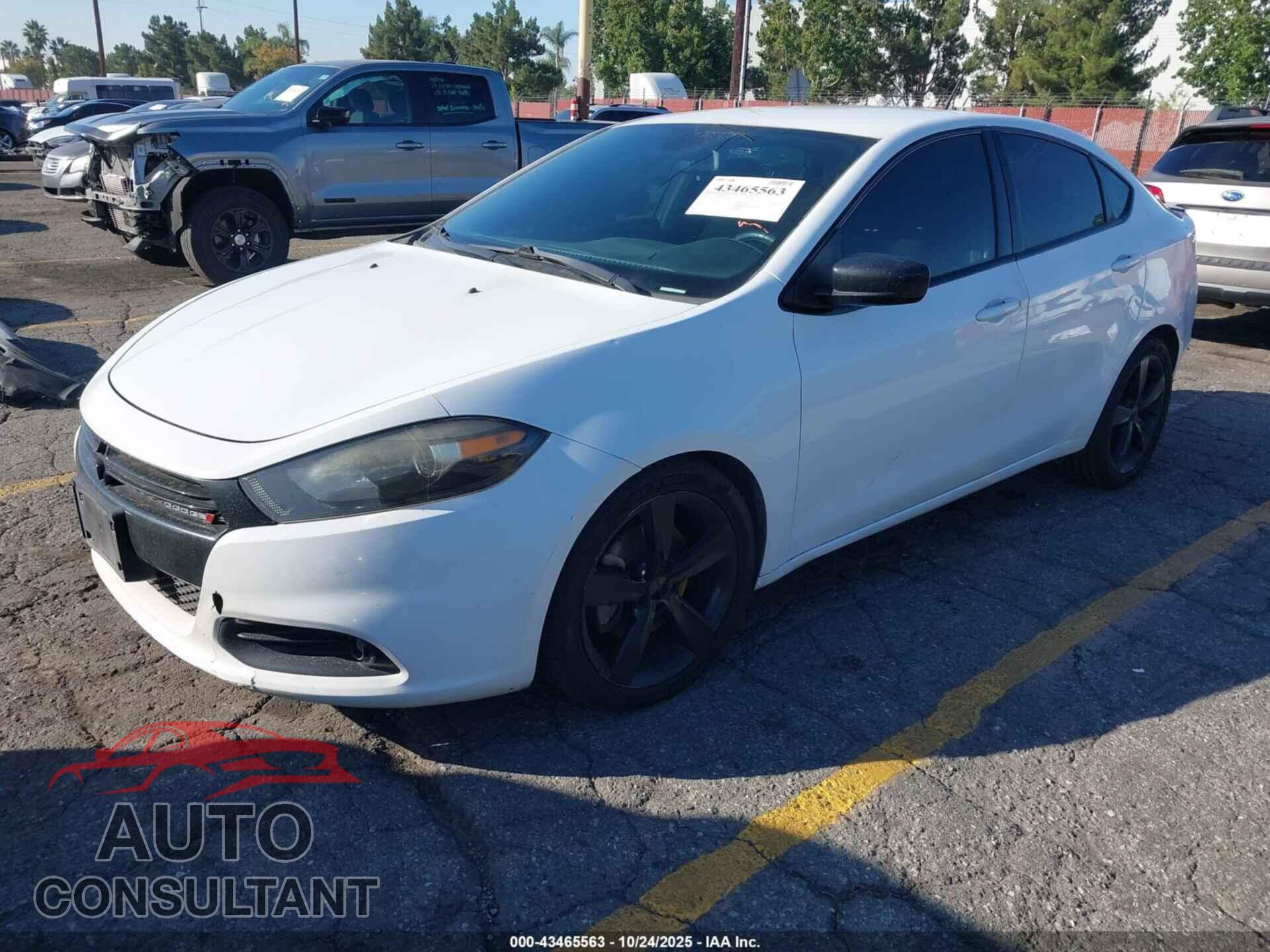 DODGE DART 2015 - 1C3CDFBB8FD435115