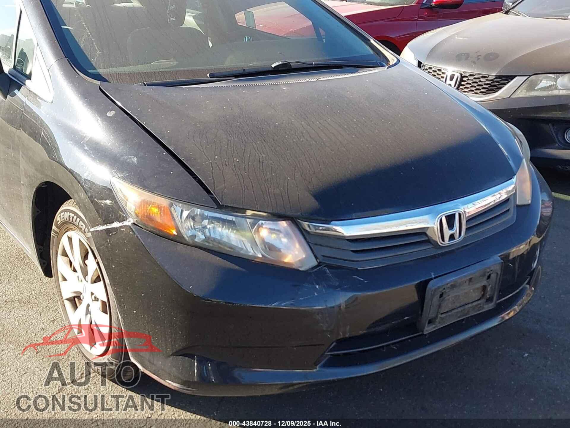 HONDA CIVIC 2012 - 19XFB2F50CE385011