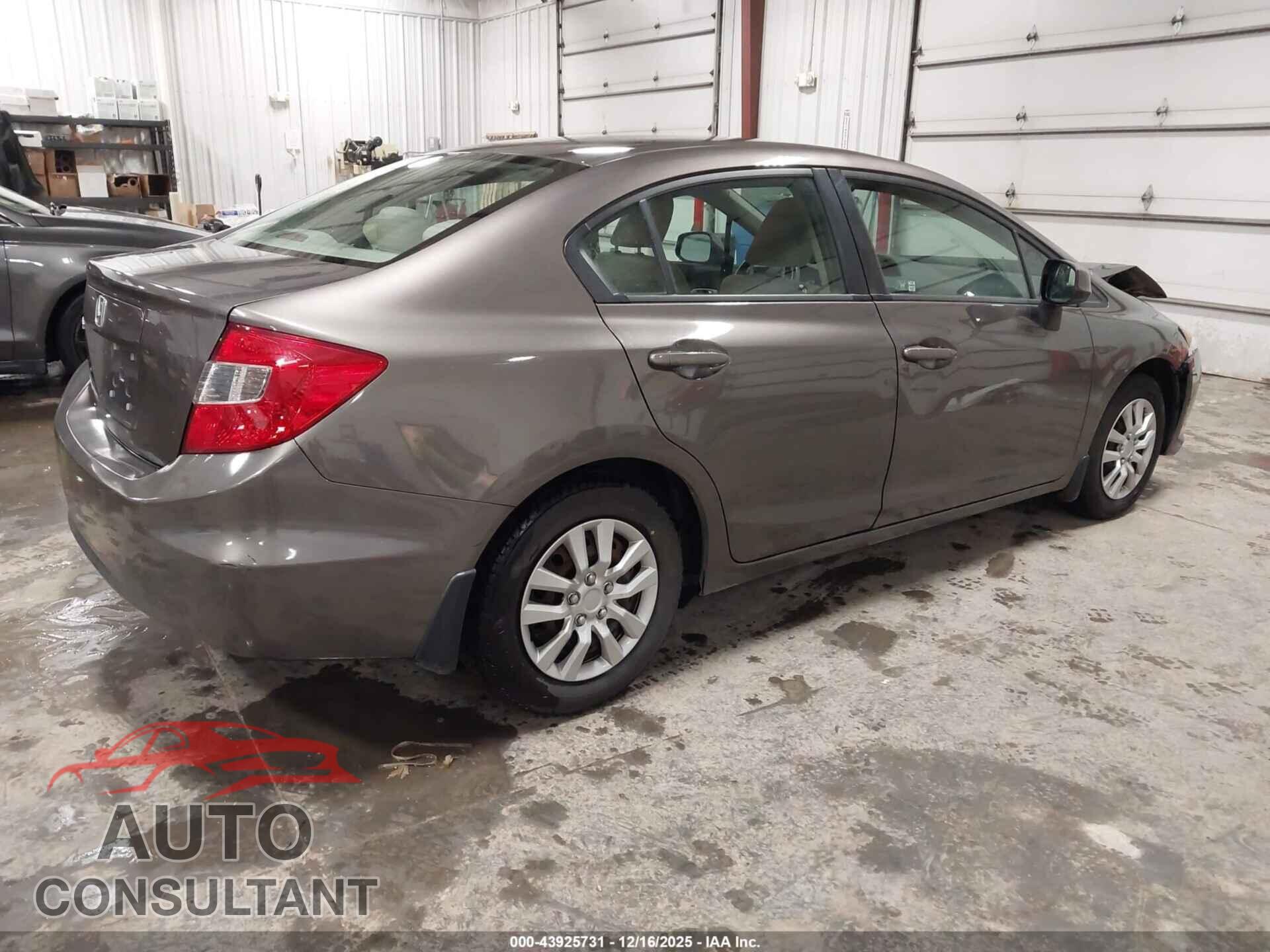 HONDA CIVIC 2012 - 19XFB2F55CE004849
