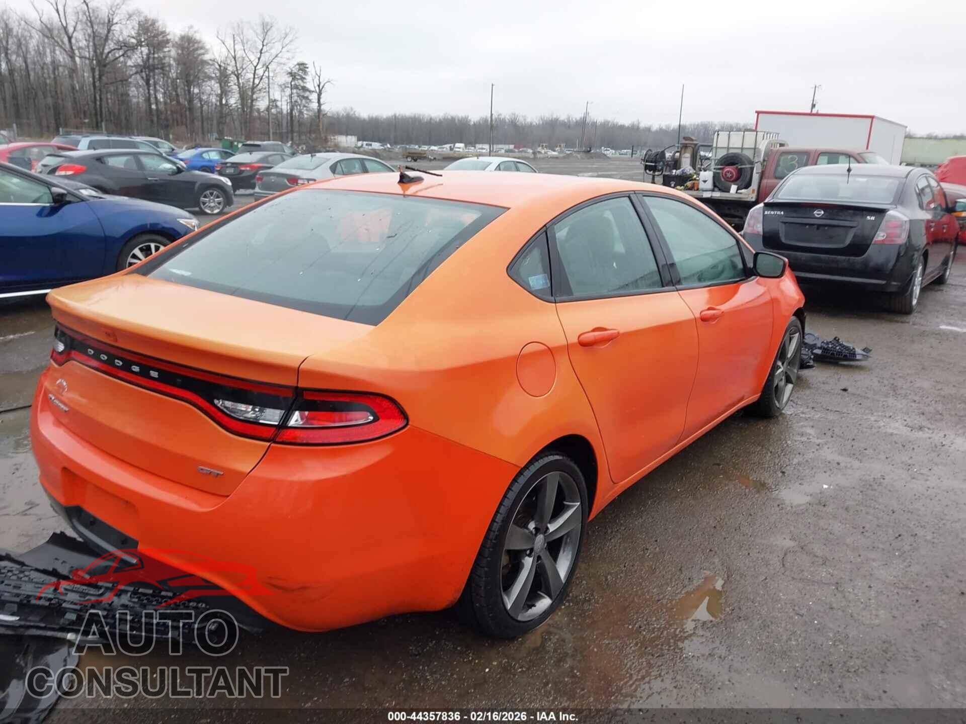 DODGE DART 2015 - 1C3CDFEB7FD266247