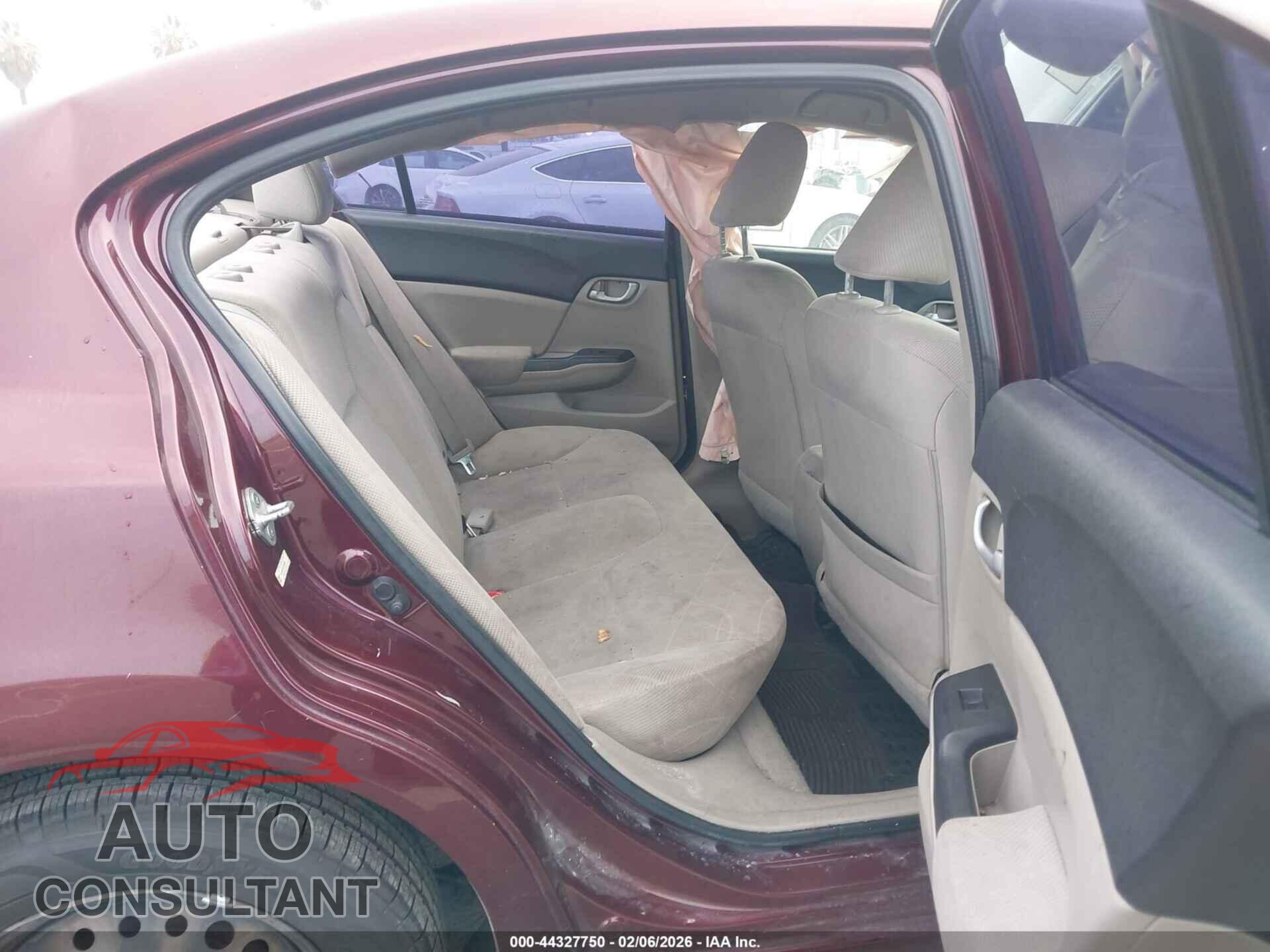 HONDA CIVIC 2012 - 19XFB2F52CE344329