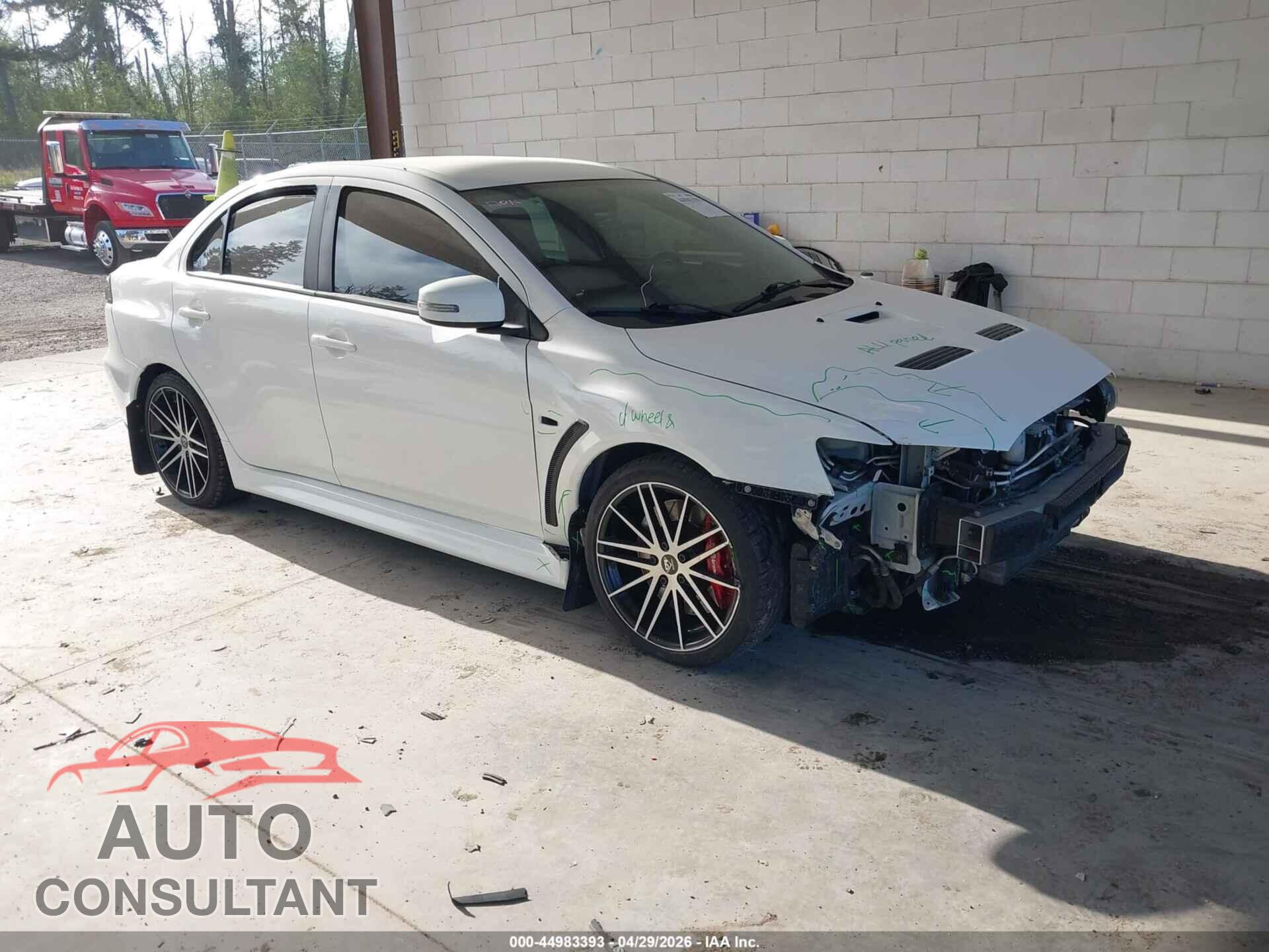 MITSUBISHI LANCER EVOLUTION 2015 - JA32W8FV4FU007946