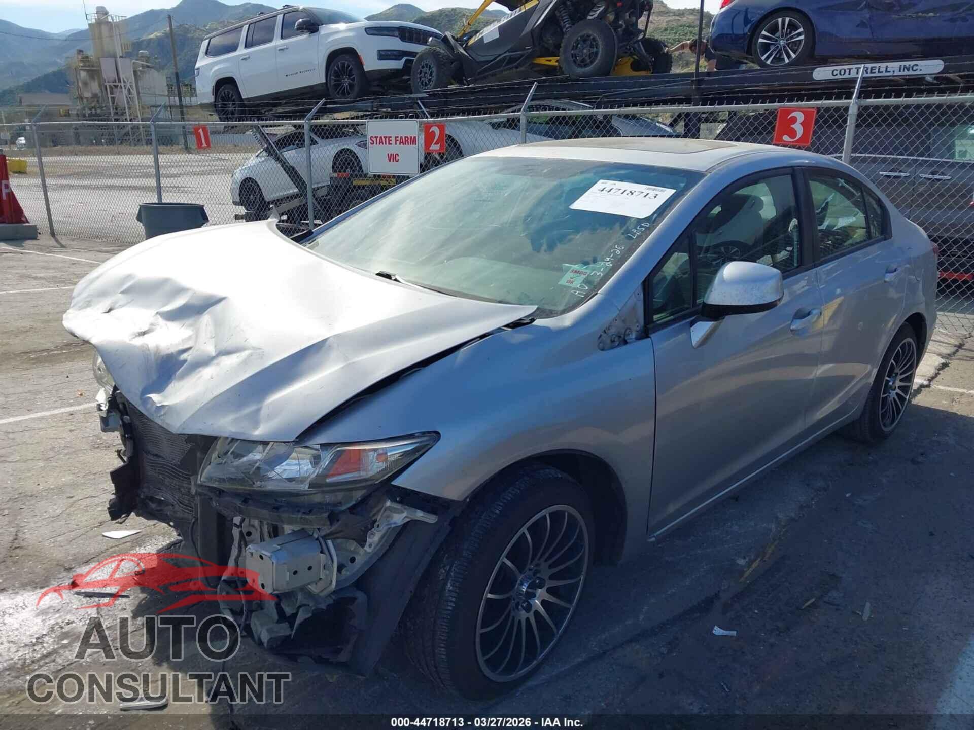 HONDA CIVIC 2013 - 19XFB2F94DE268598