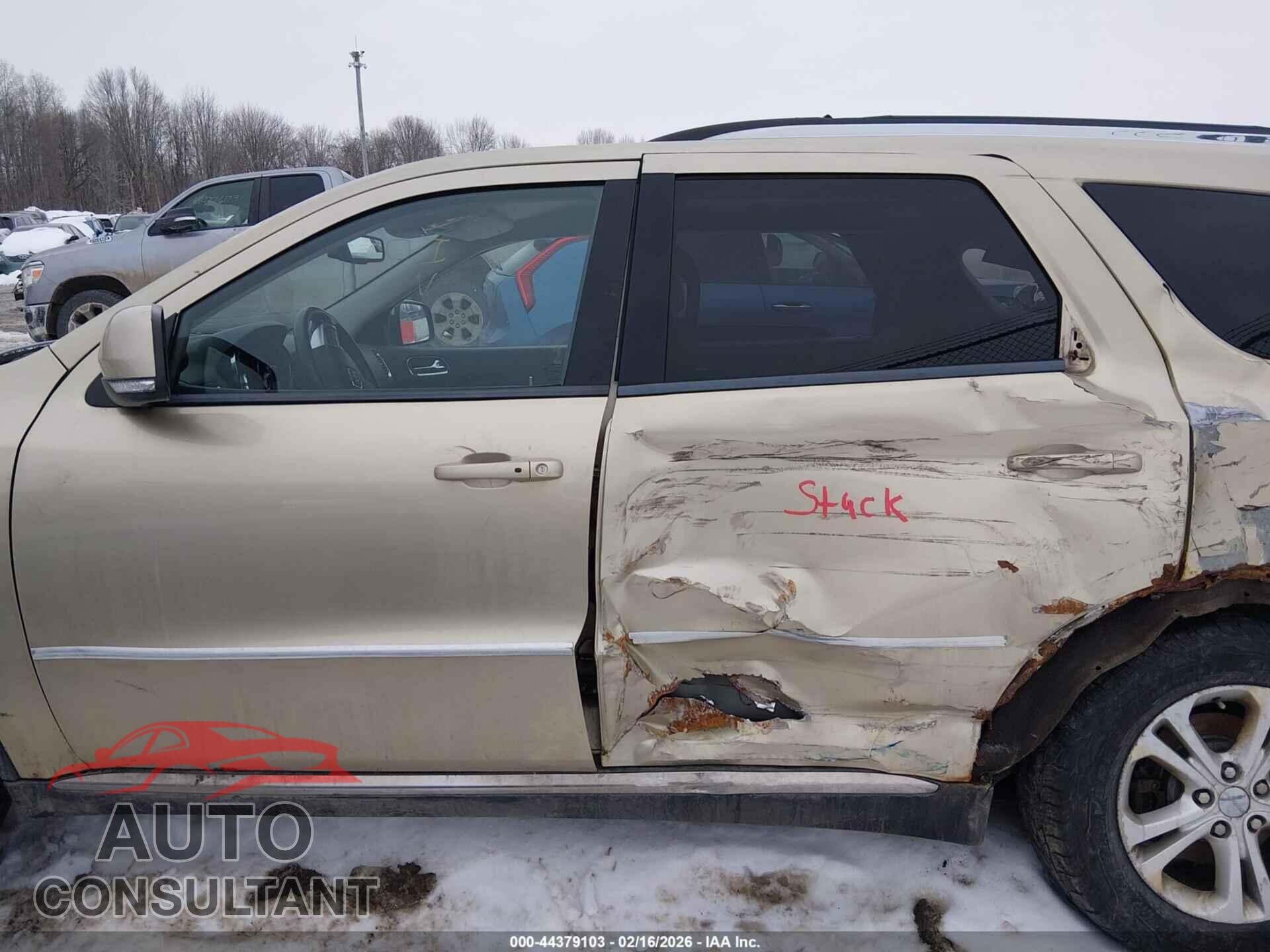 DODGE DURANGO 2012 - 1C4RDJDG9CC158011