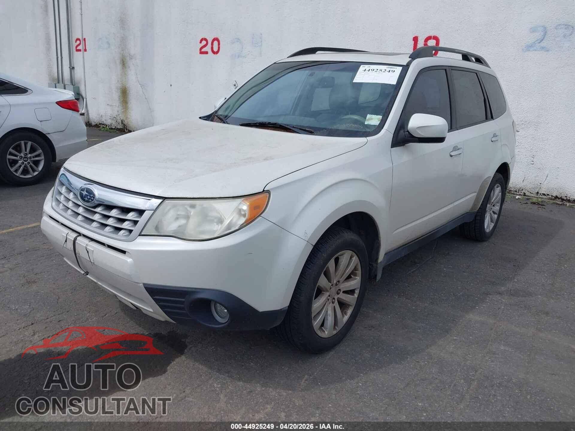 SUBARU FORESTER 2012 - JF2SHBDC8CH407234