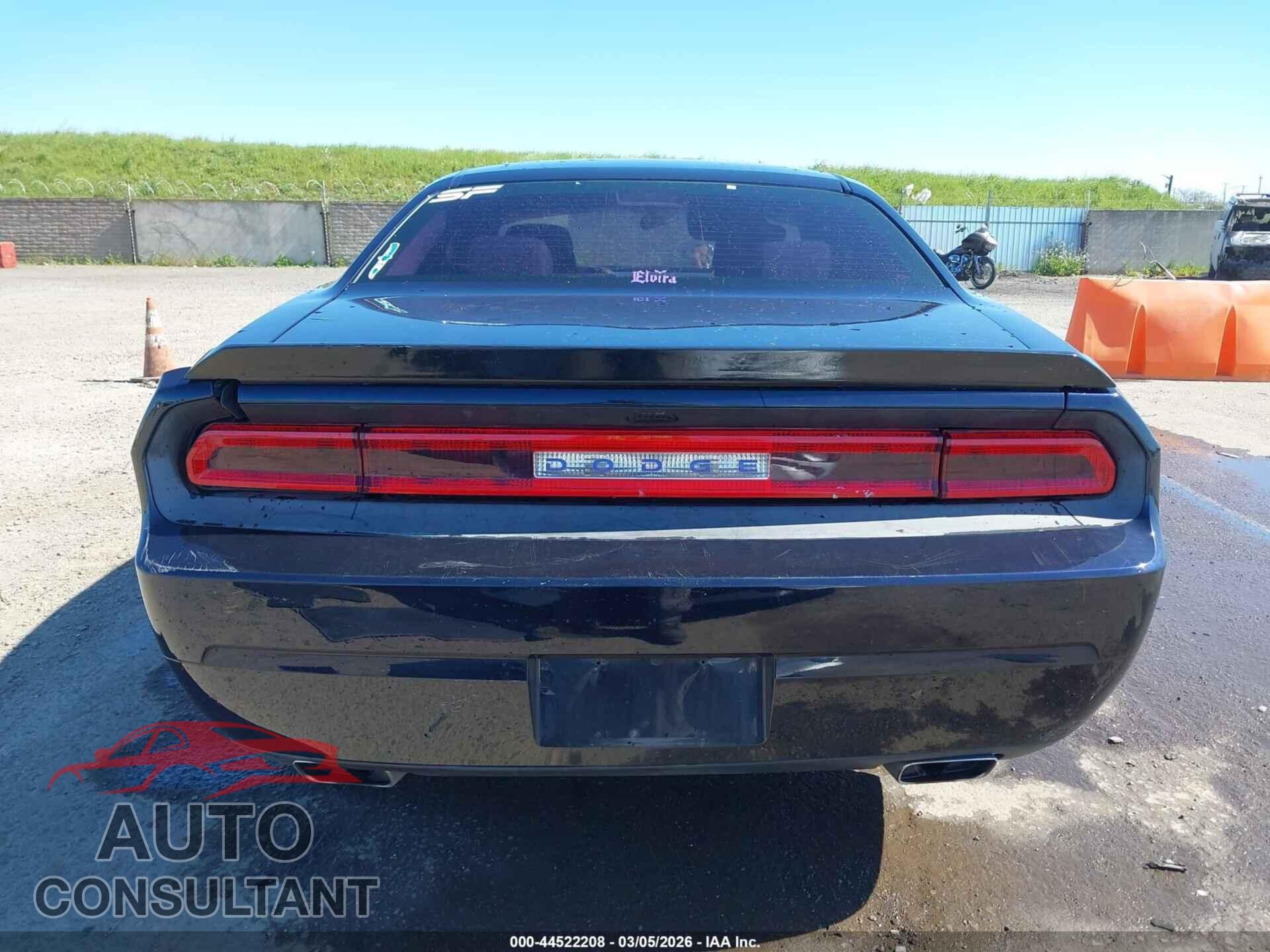 DODGE CHALLENGER 2012 - 2C3CDYAG9CH293753