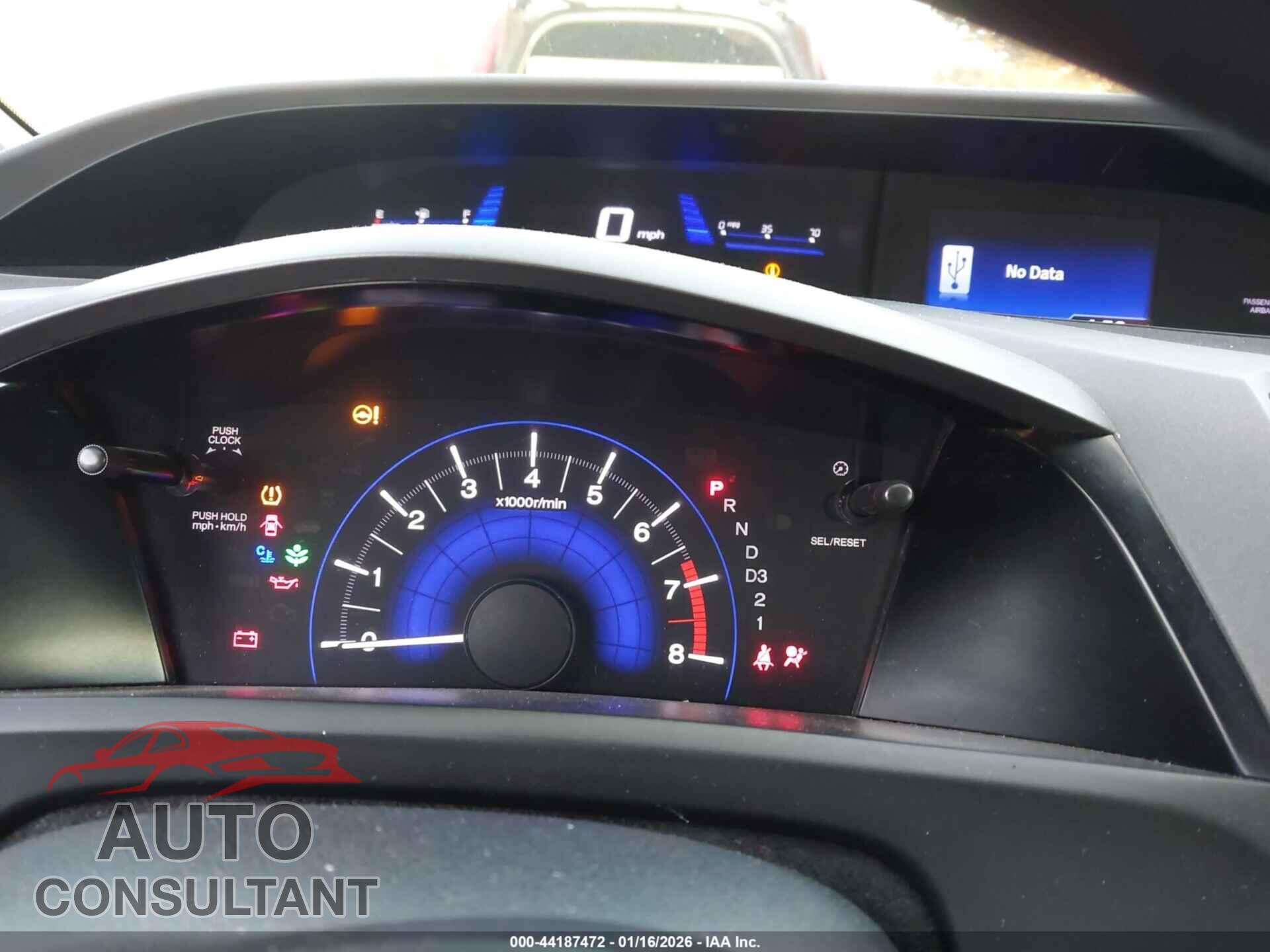 HONDA CIVIC 2012 - 2HGFB2F56CH314563