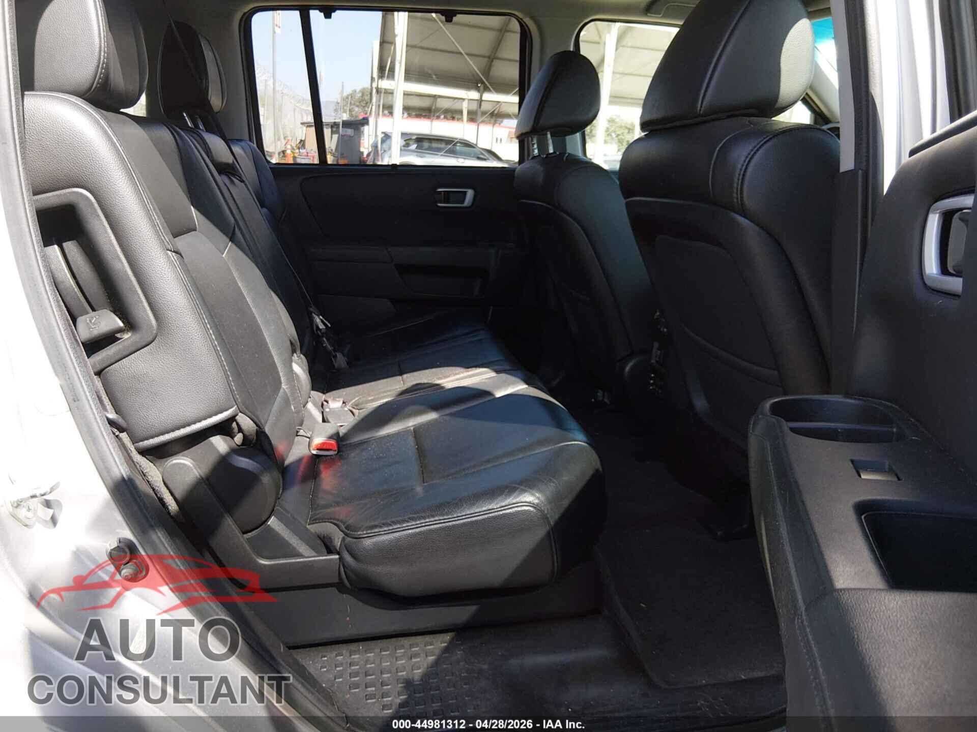 HONDA PILOT 2012 - 5FNYF3H99CB032246