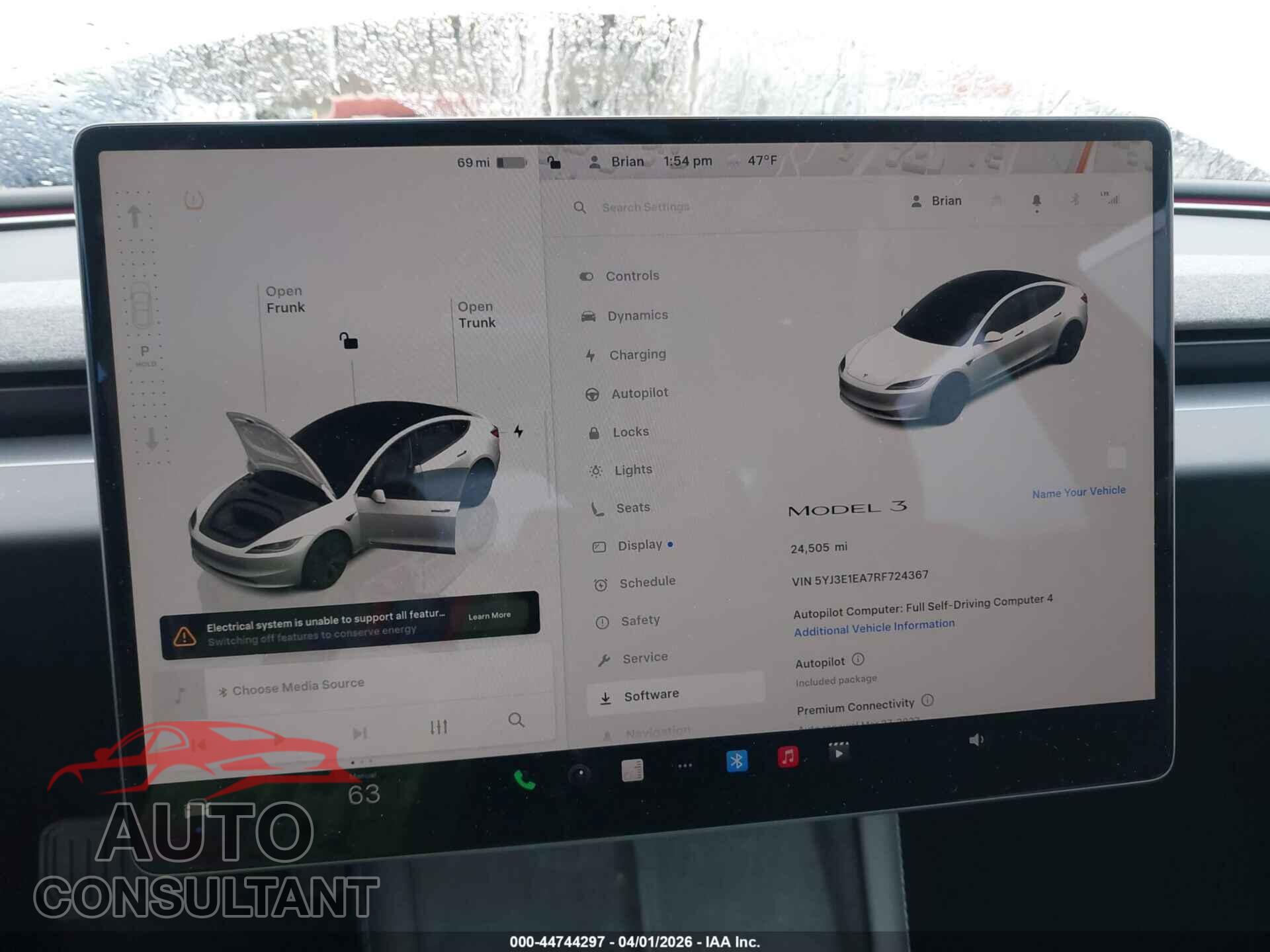 TESLA MODEL 3 2024 - 5YJ3E1EA7RF724367