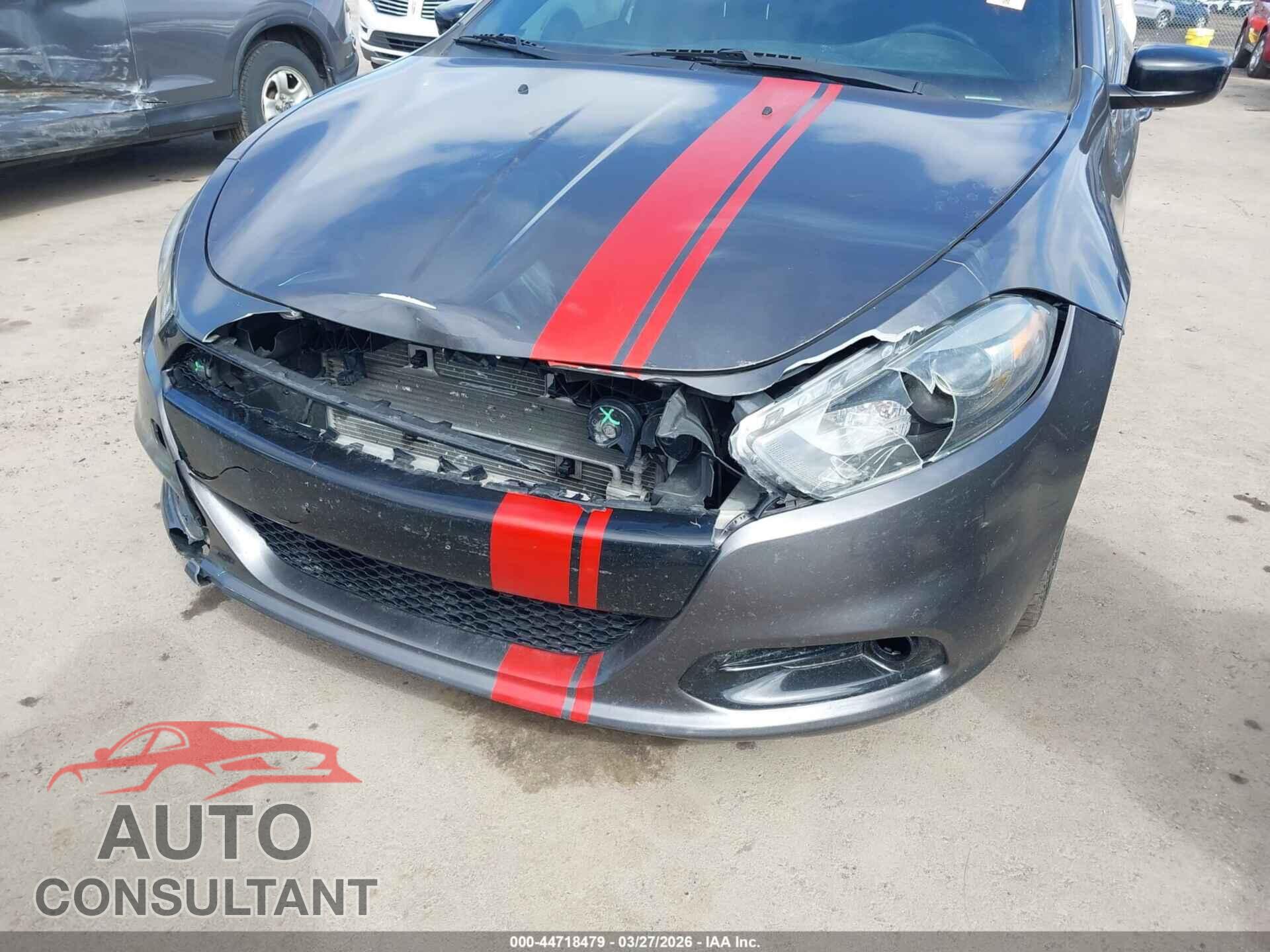 DODGE DART 2015 - 1C3CDFBBXFD141375