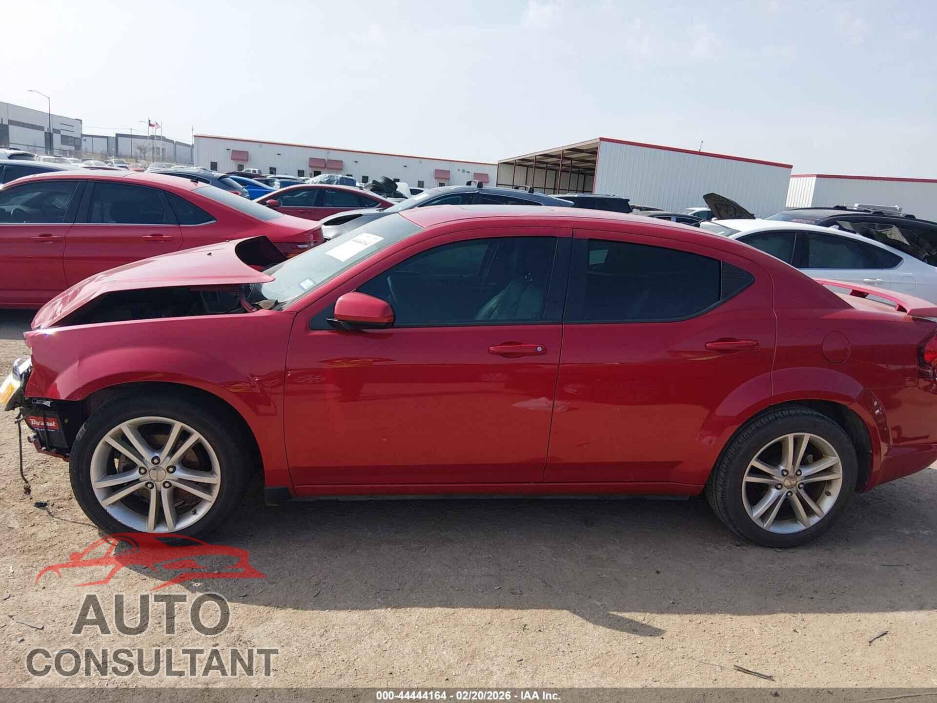 DODGE AVENGER 2012 - 1C3CDZEG5CN280554