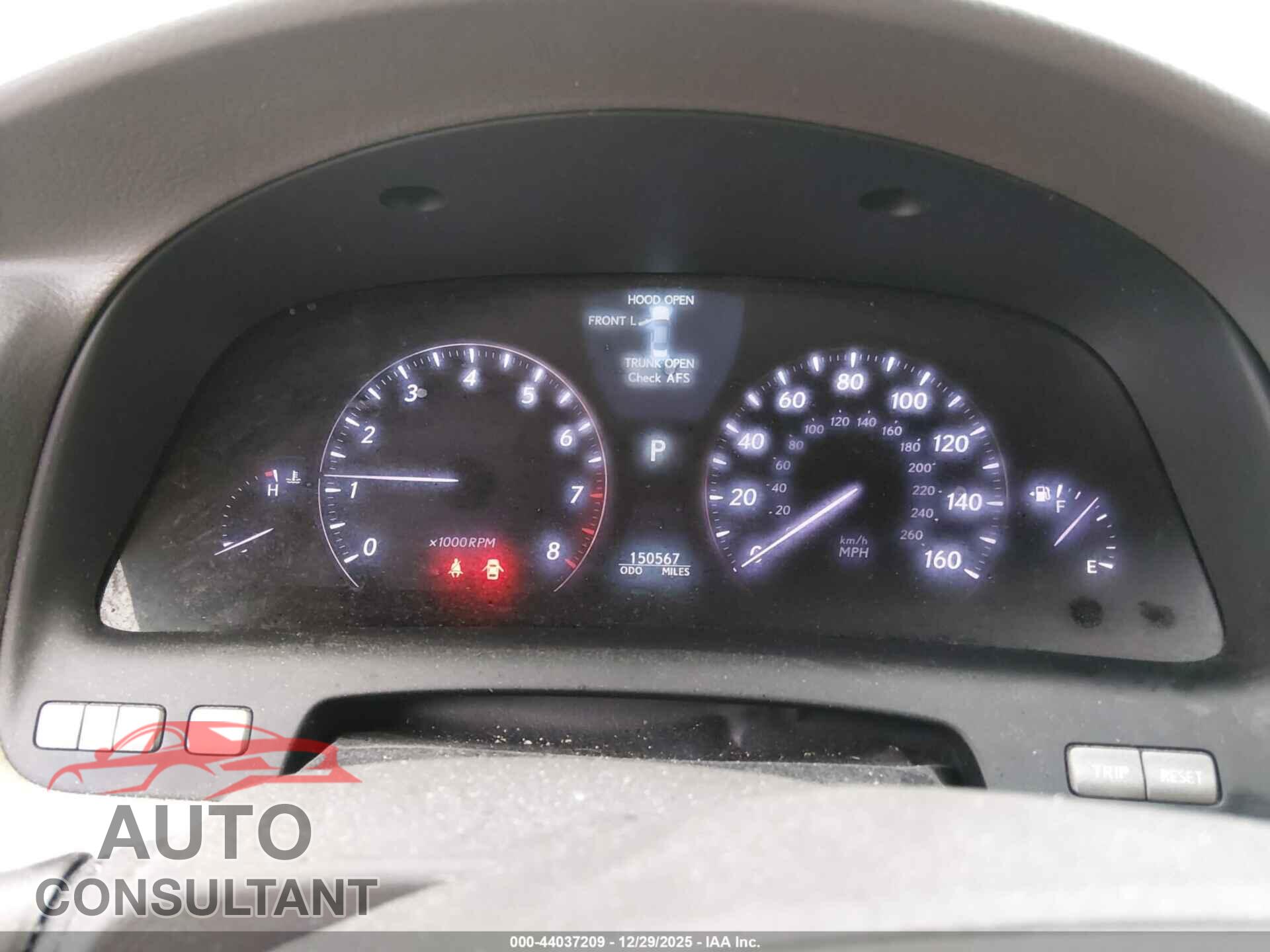 LEXUS LS 460 2012 - JTHBL5EFXC5111722