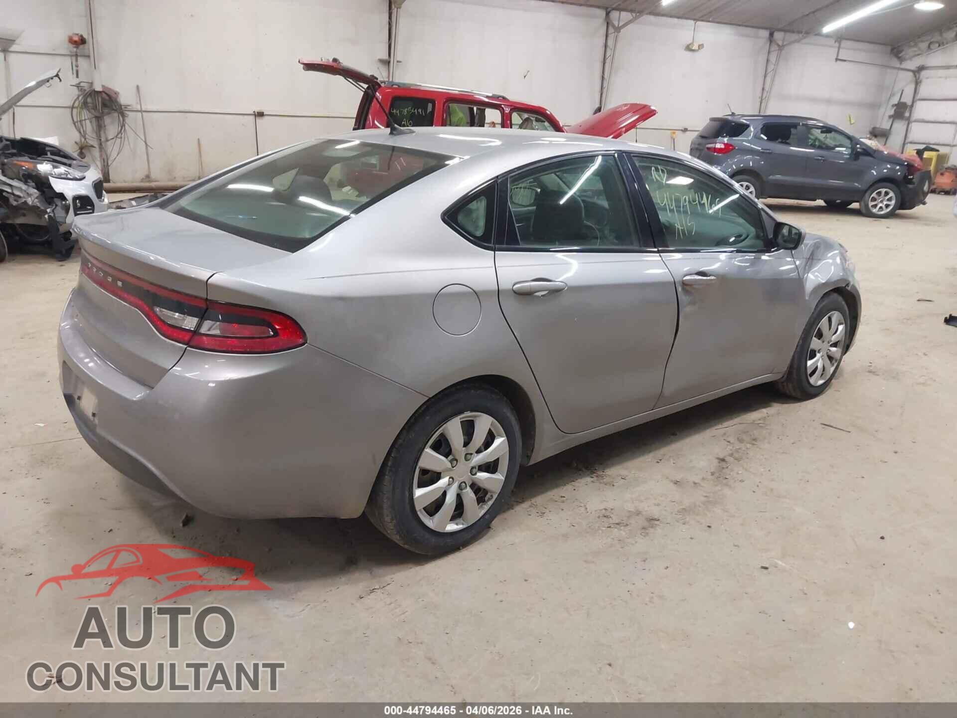 DODGE DART 2015 - 1C3CDFAAXFD181741
