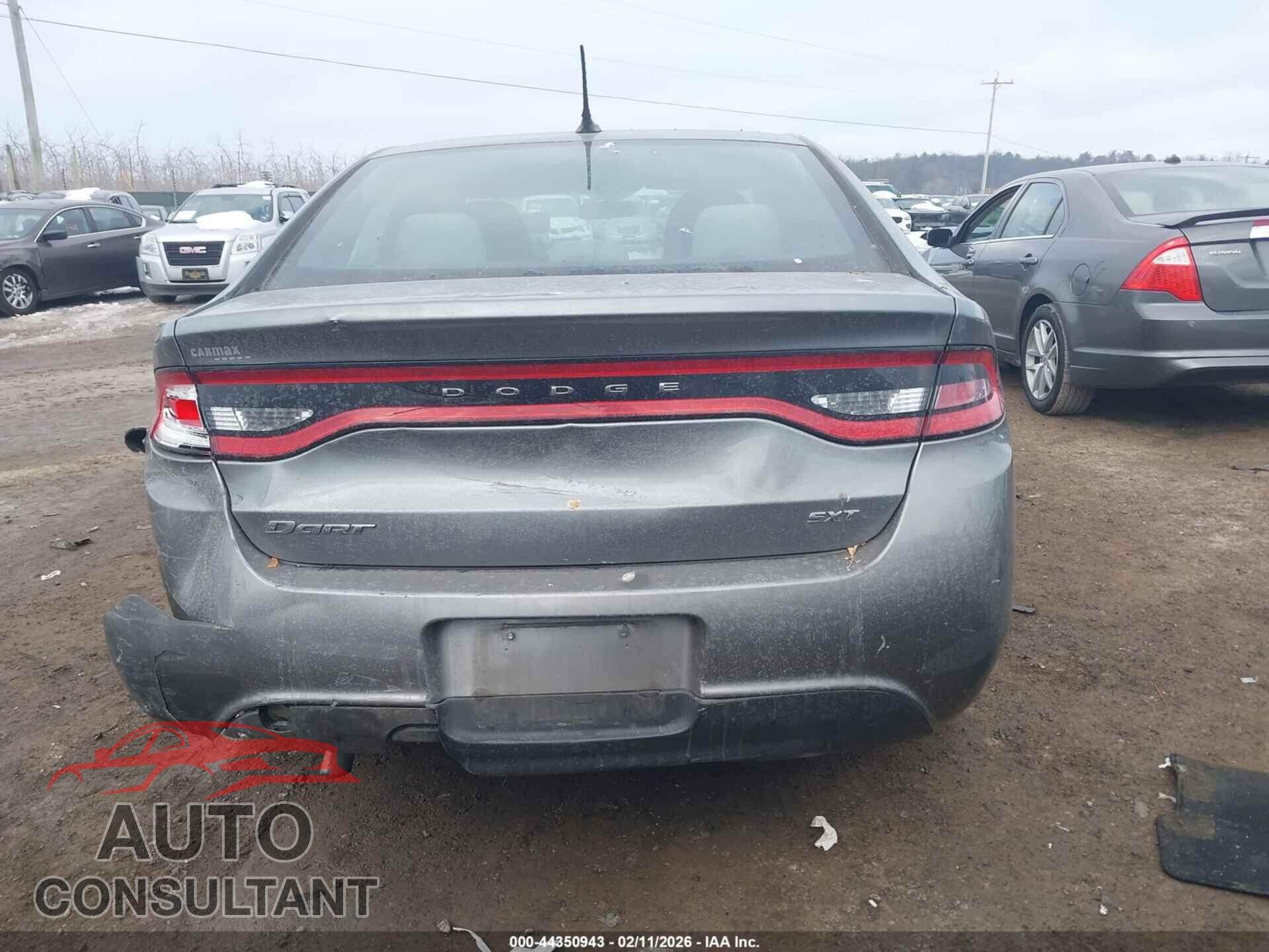 DODGE DART 2013 - 1C3CDFBA9DD105603