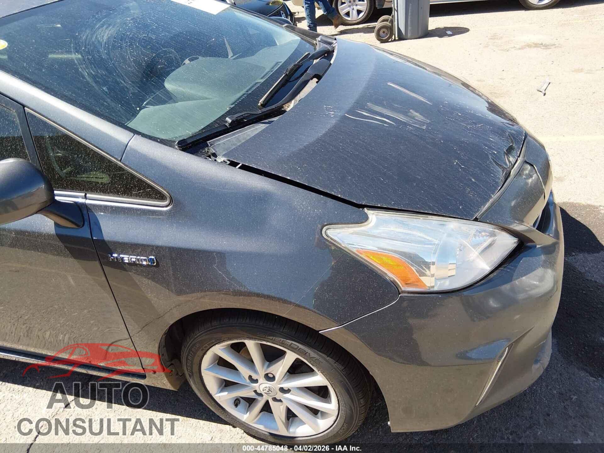 TOYOTA PRIUS V 2013 - JTDZN3EU8D3197588