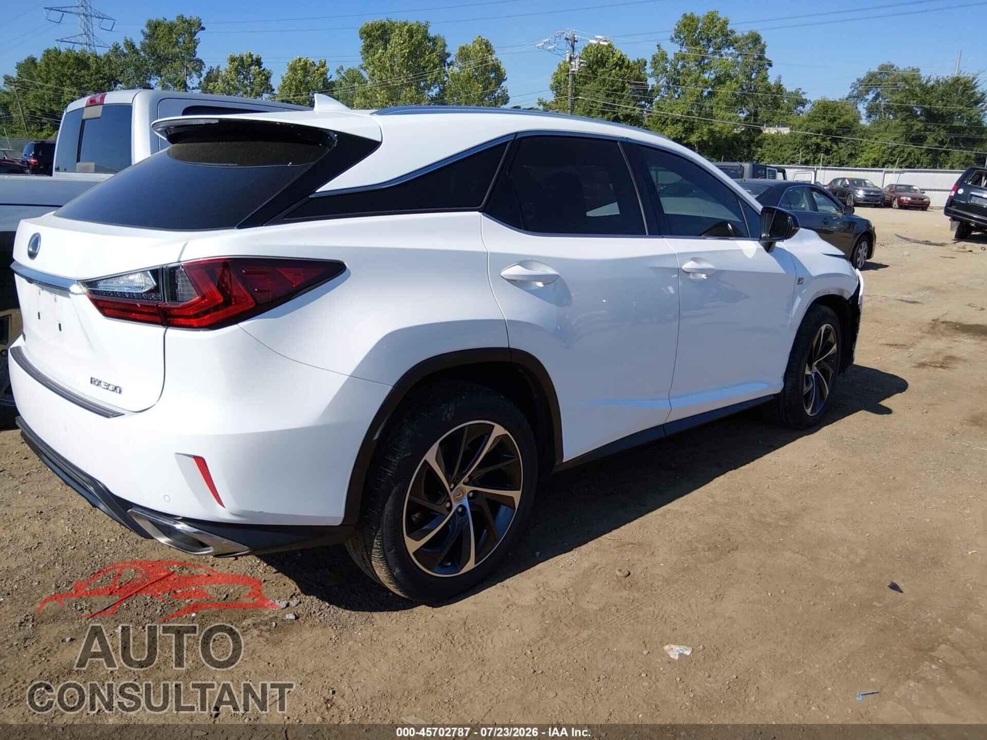 LEXUS RX 350 2019 - 2T2BZMCA4KC201284