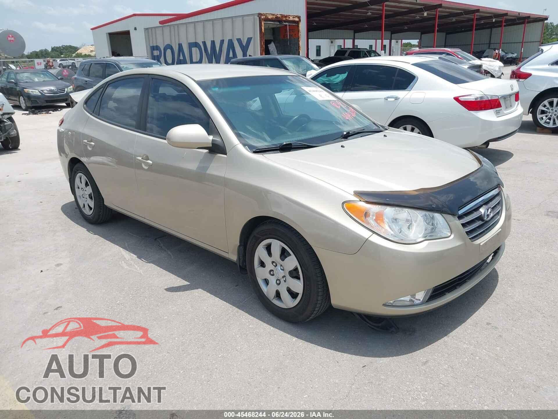 HYUNDAI ELANTRA 2009 - KMHDU46D29U661134
