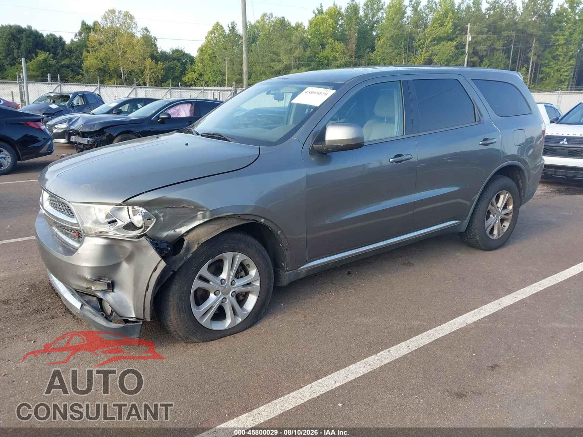 DODGE DURANGO 2012 - 1C4RDHAG8CC237263