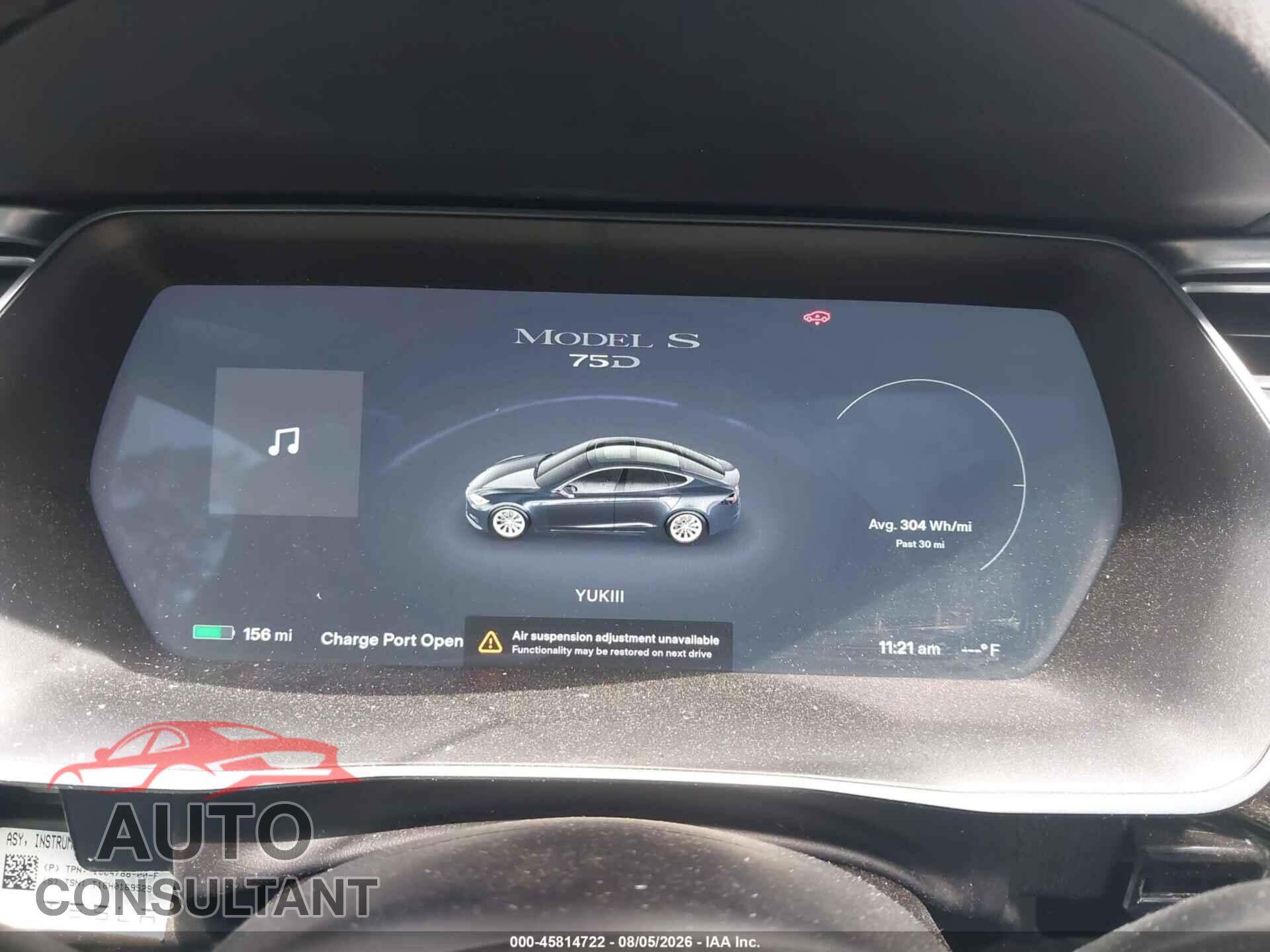 TESLA MODEL S 2016 - 5YJSA1E26GF152396