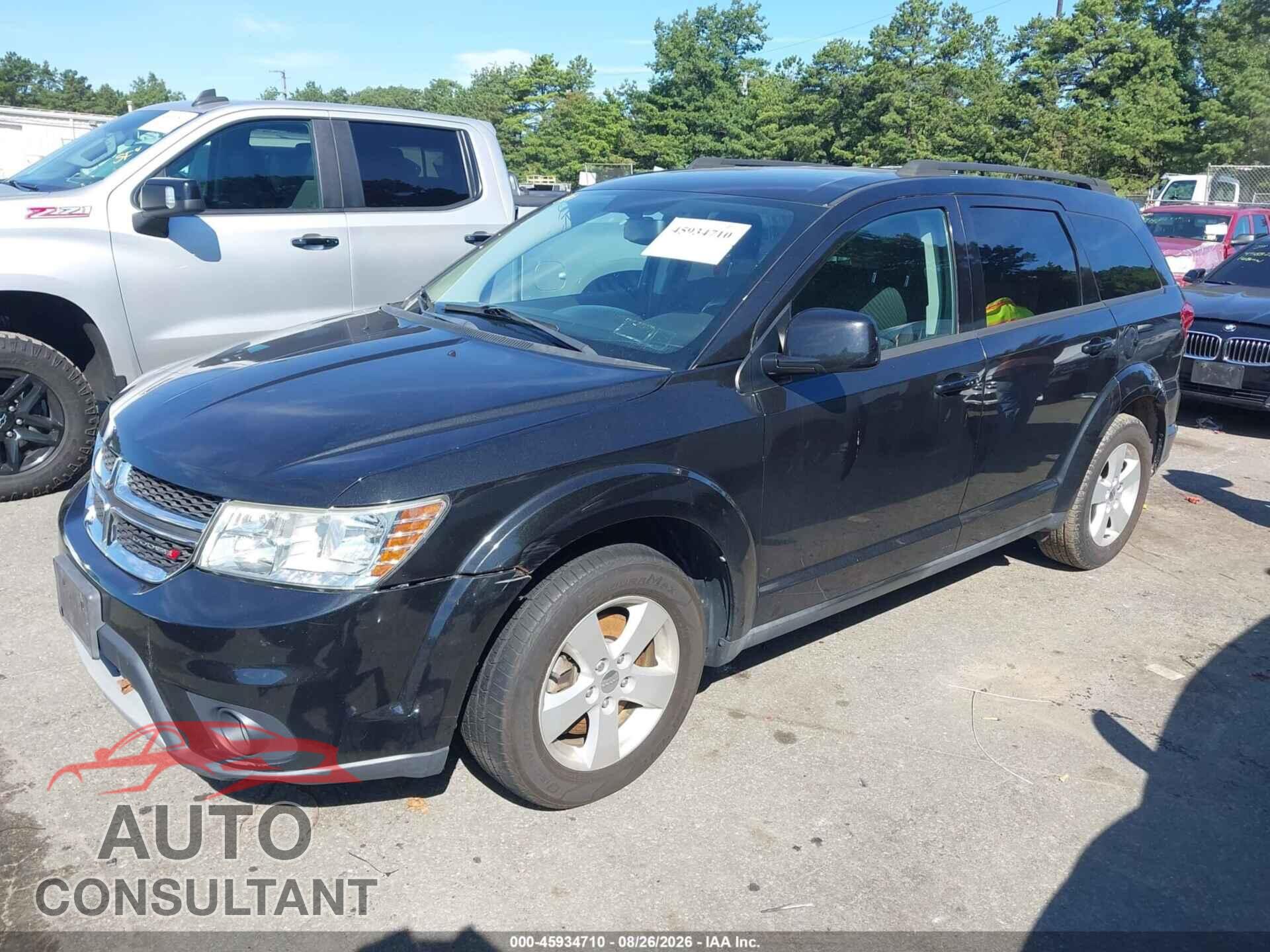DODGE JOURNEY 2012 - 3C4PDCBB4CT395813