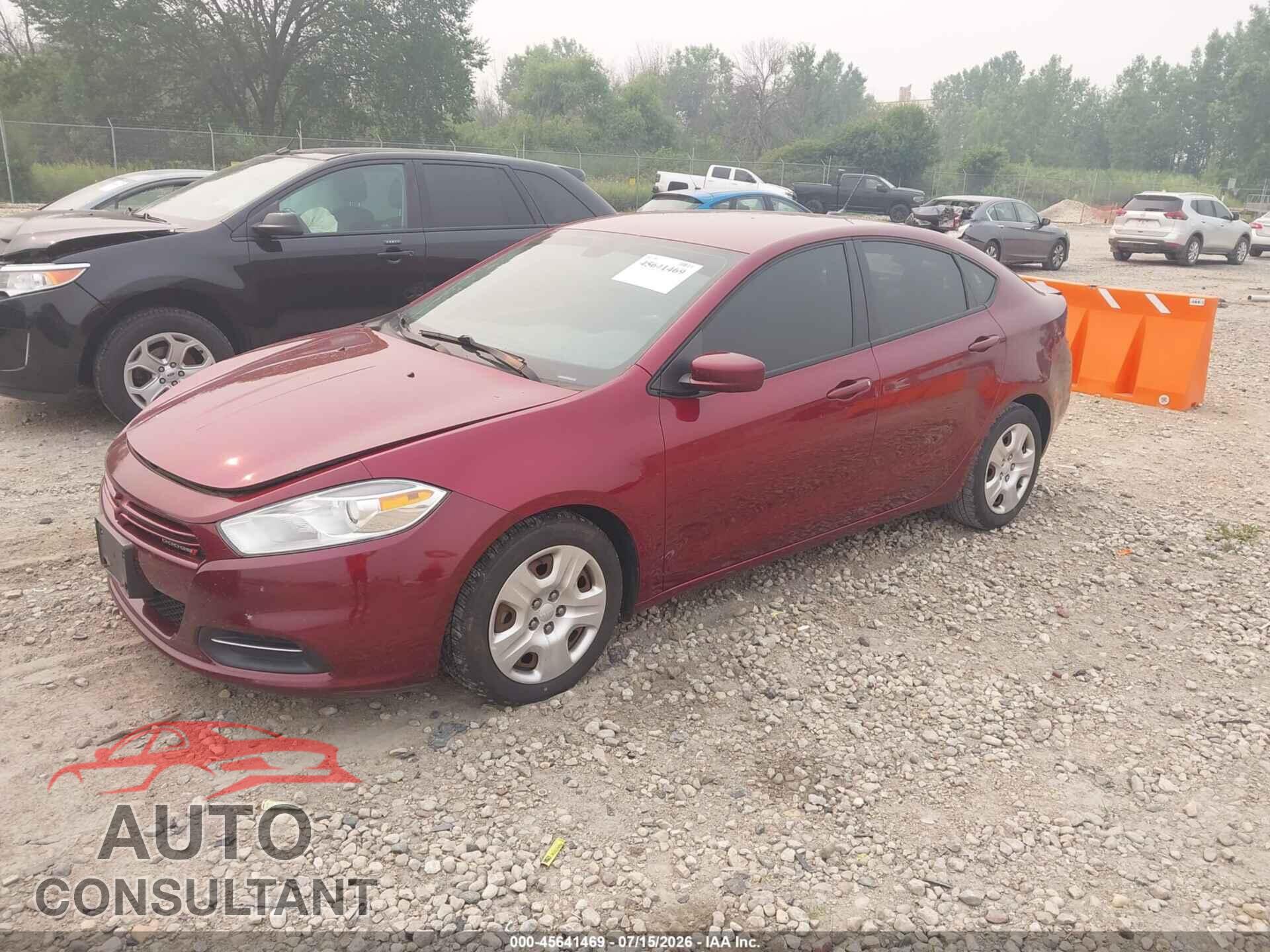 DODGE DART 2015 - 1C3CDFAA4FD276022