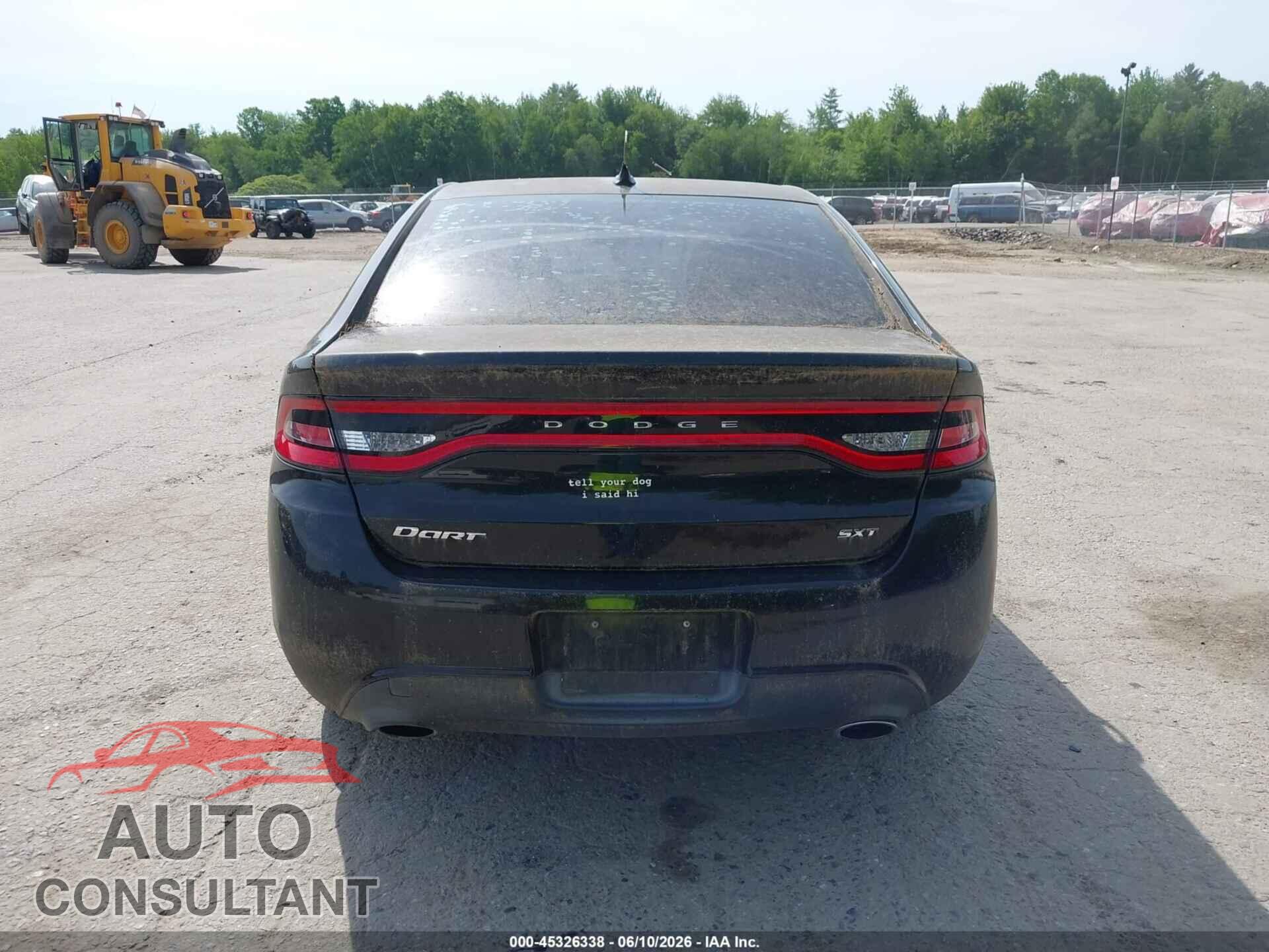 DODGE DART 2013 - 1C3CDFBA2DD345253