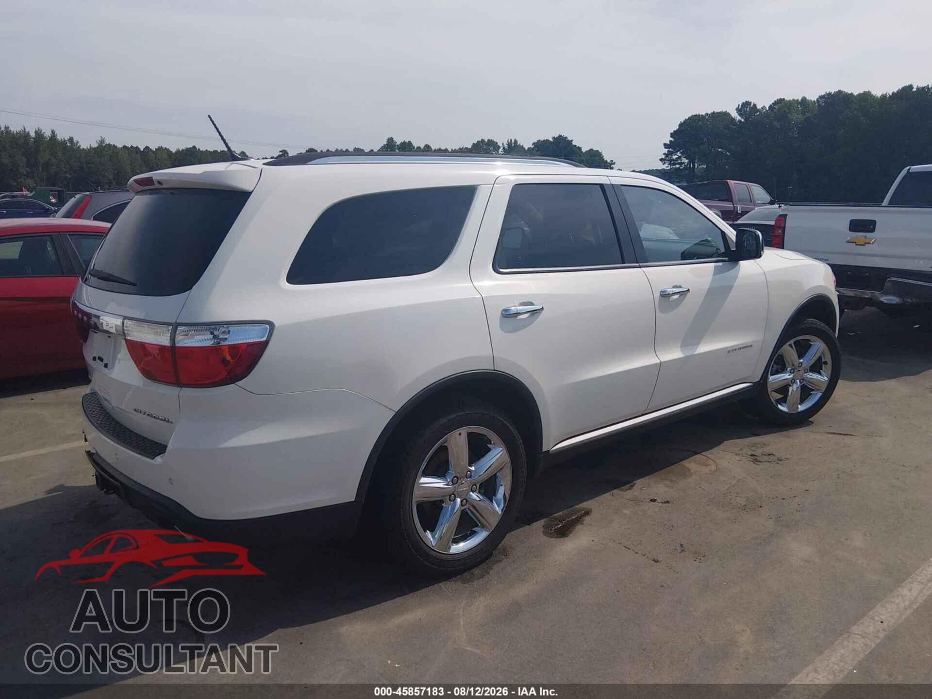 DODGE DURANGO 2012 - 1C4SDHET8CC240205