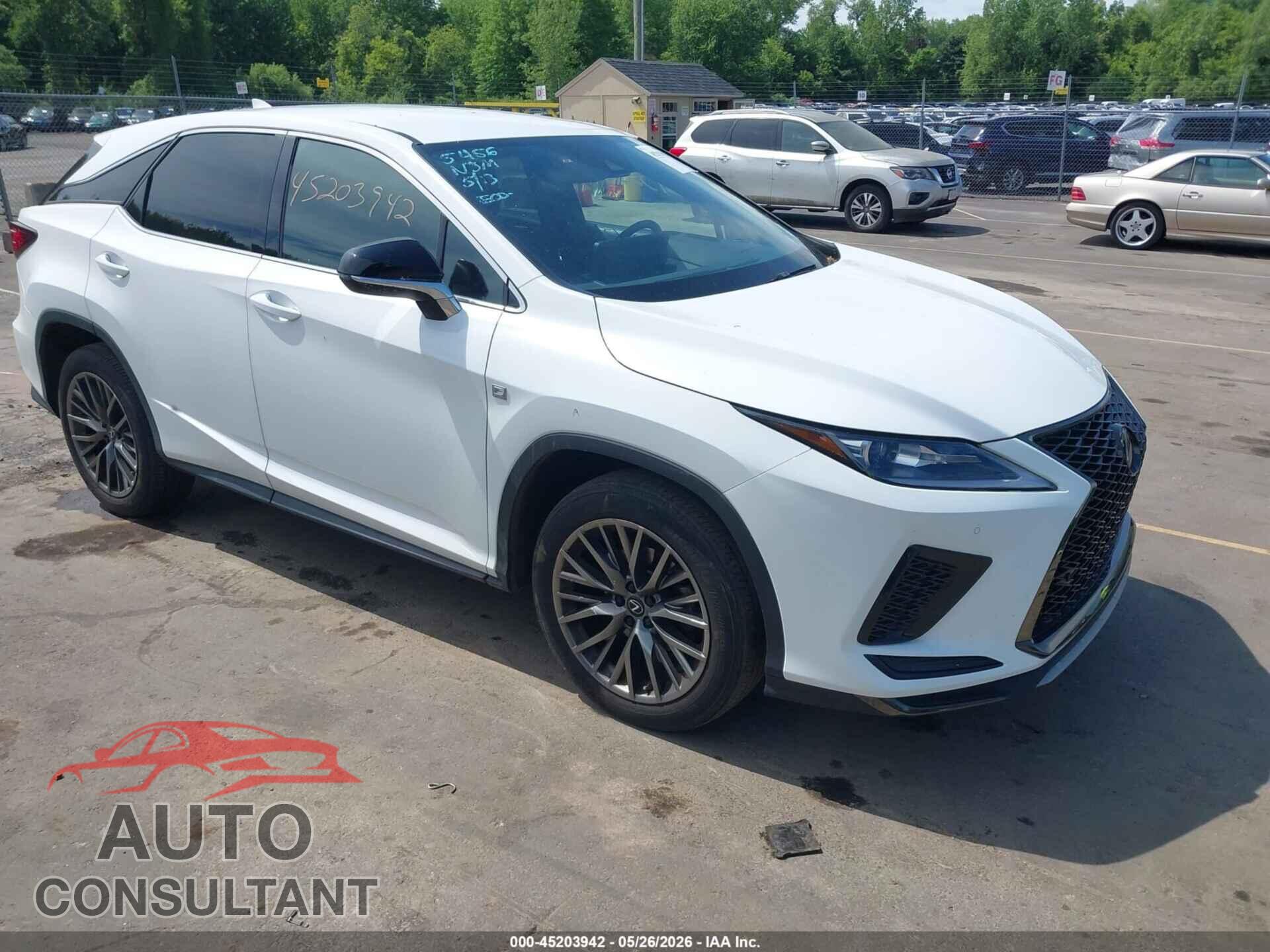 LEXUS RX 350 2020 - 2T2SZMDA2LC224062