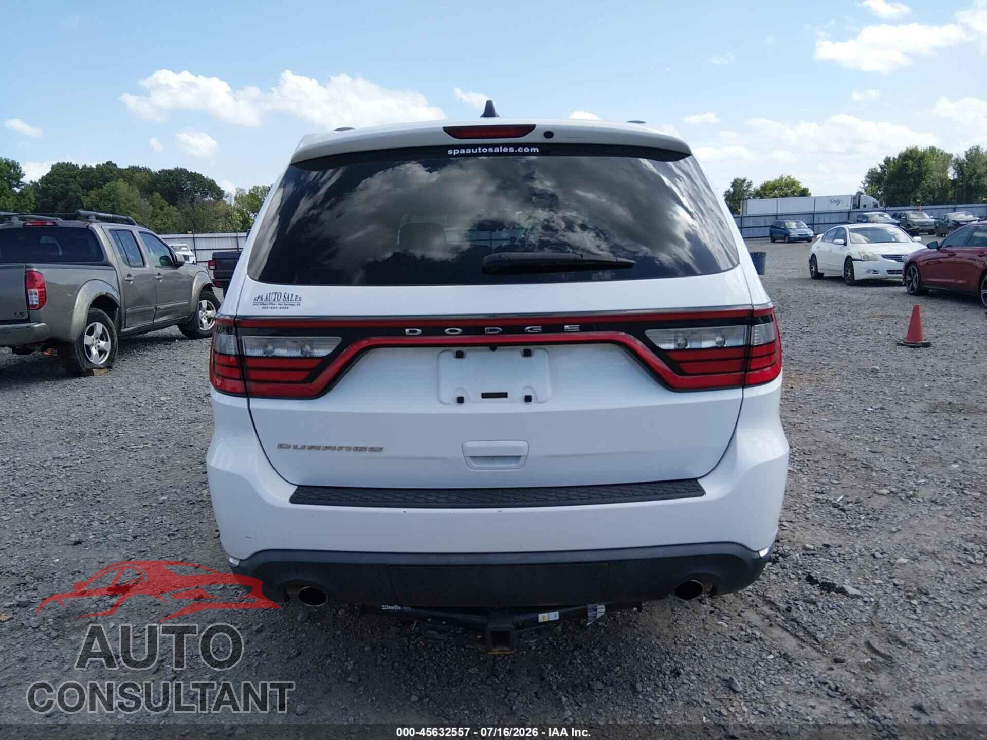 DODGE DURANGO 2016 - 1C4RDHAG3GC483353