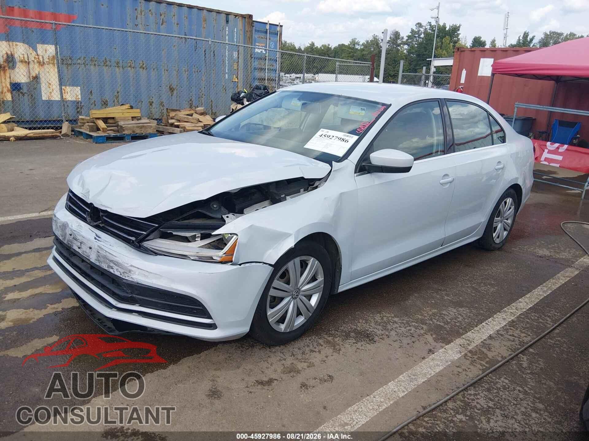VOLKSWAGEN JETTA 2017 - 3VW2B7AJ6HM407491