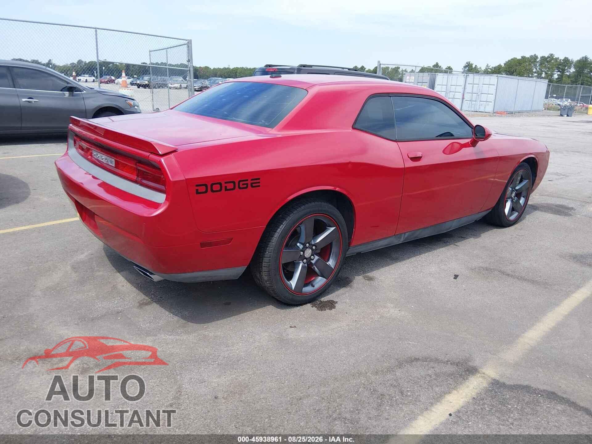 DODGE CHALLENGER 2013 - 2C3CDYAG2DH575377