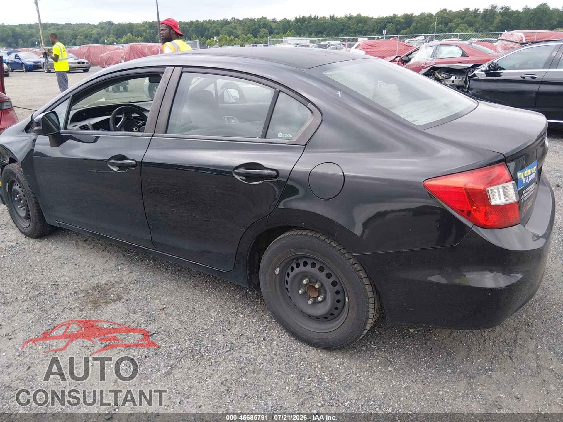 HONDA CIVIC 2012 - 2HGFB2F59CH583317